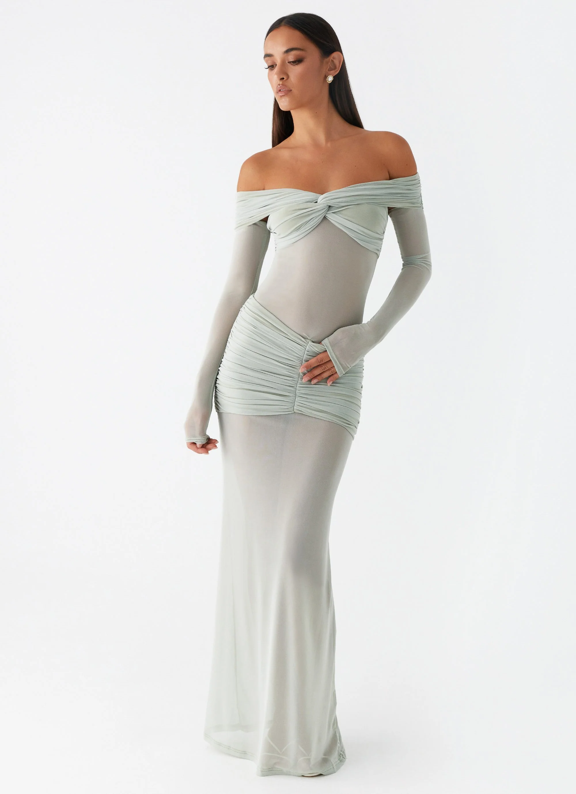 Mercy Maxi Dress - Sage - Image 5