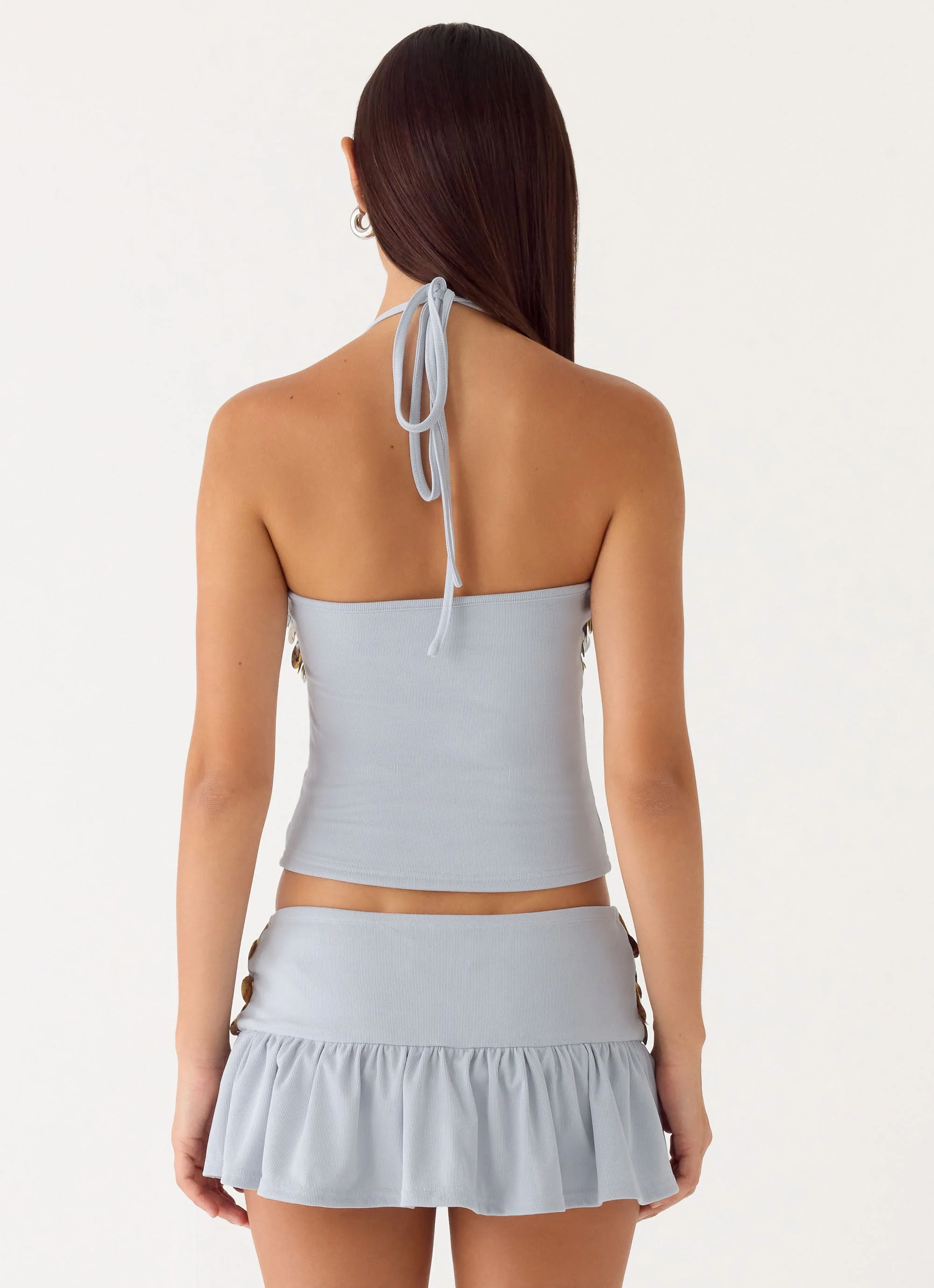 Merinda Halter Top - Misty Blue - Image 2
