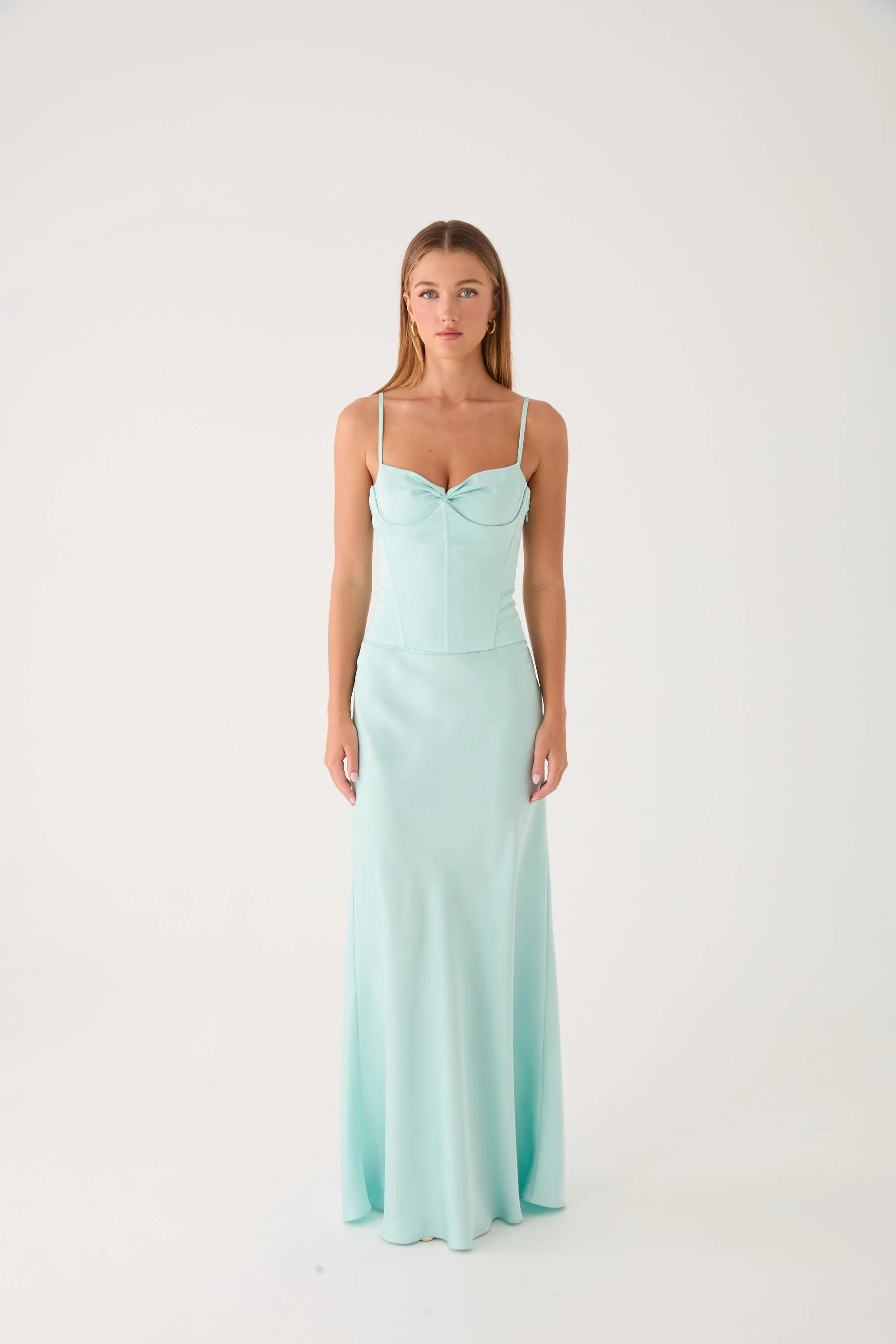 Merritt Maxi Dress - Aqua - Image 7