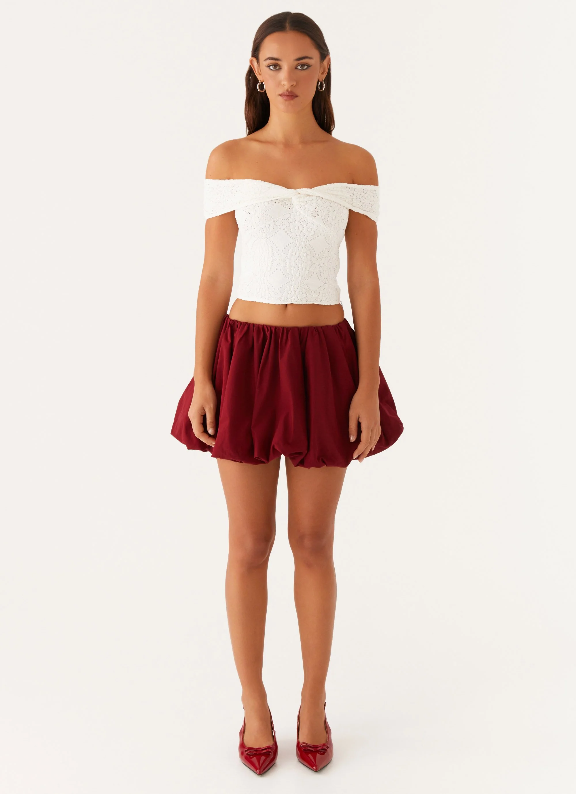 Meryll Twist Top - White - Image 2