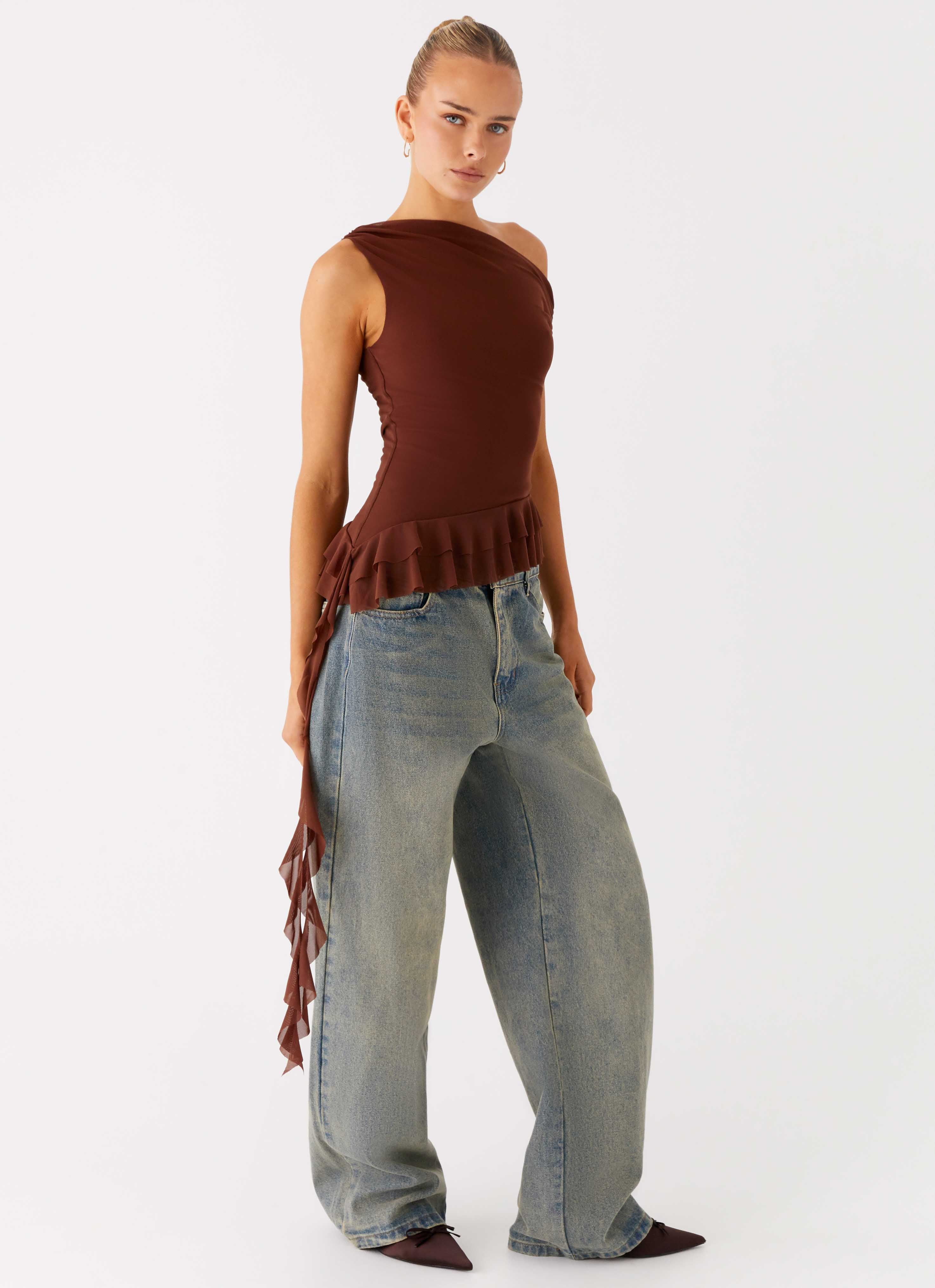 Mica Top - Chocolate - Image 5