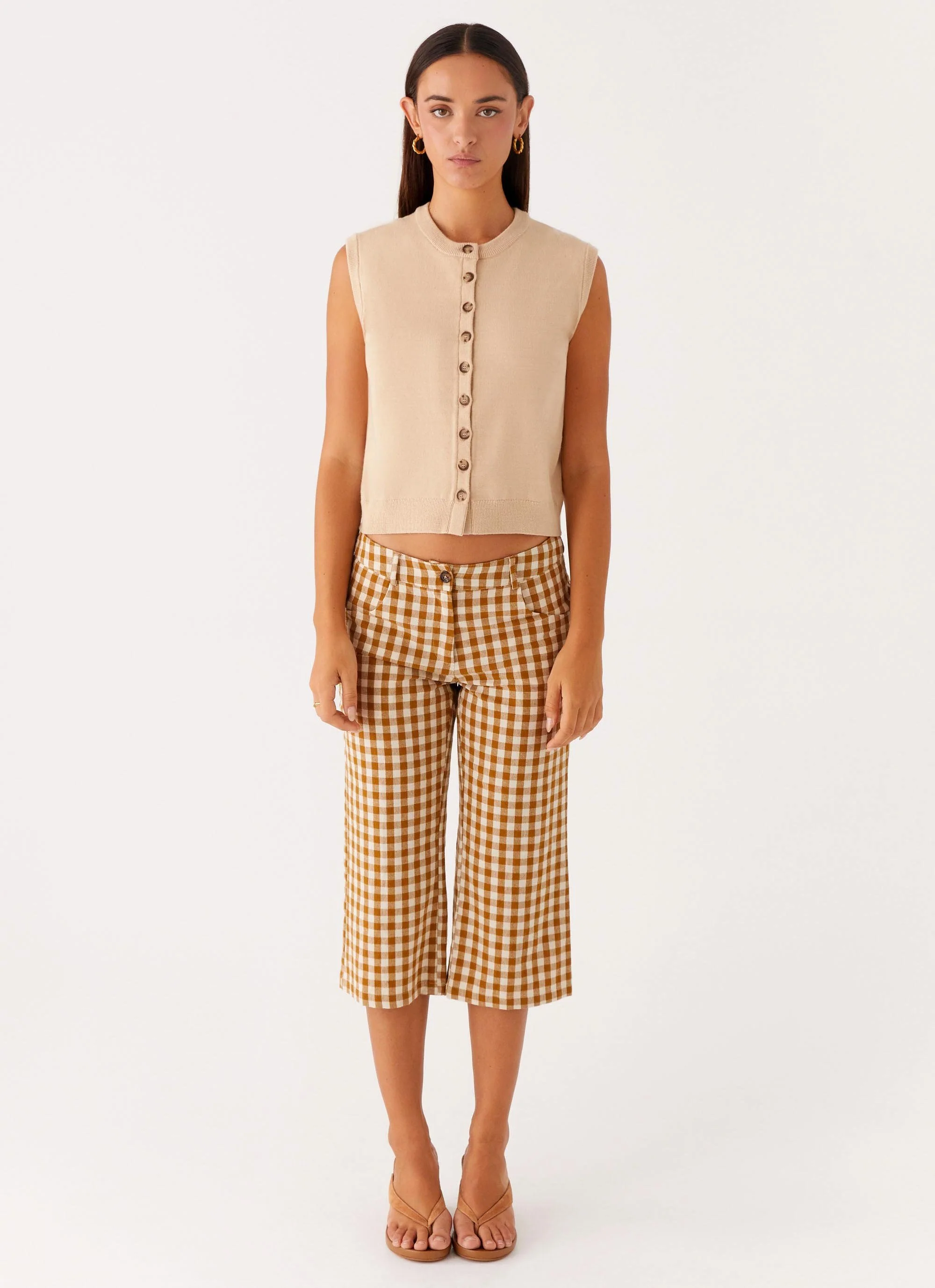 Mickey Knit Vest - Cream - Image 2