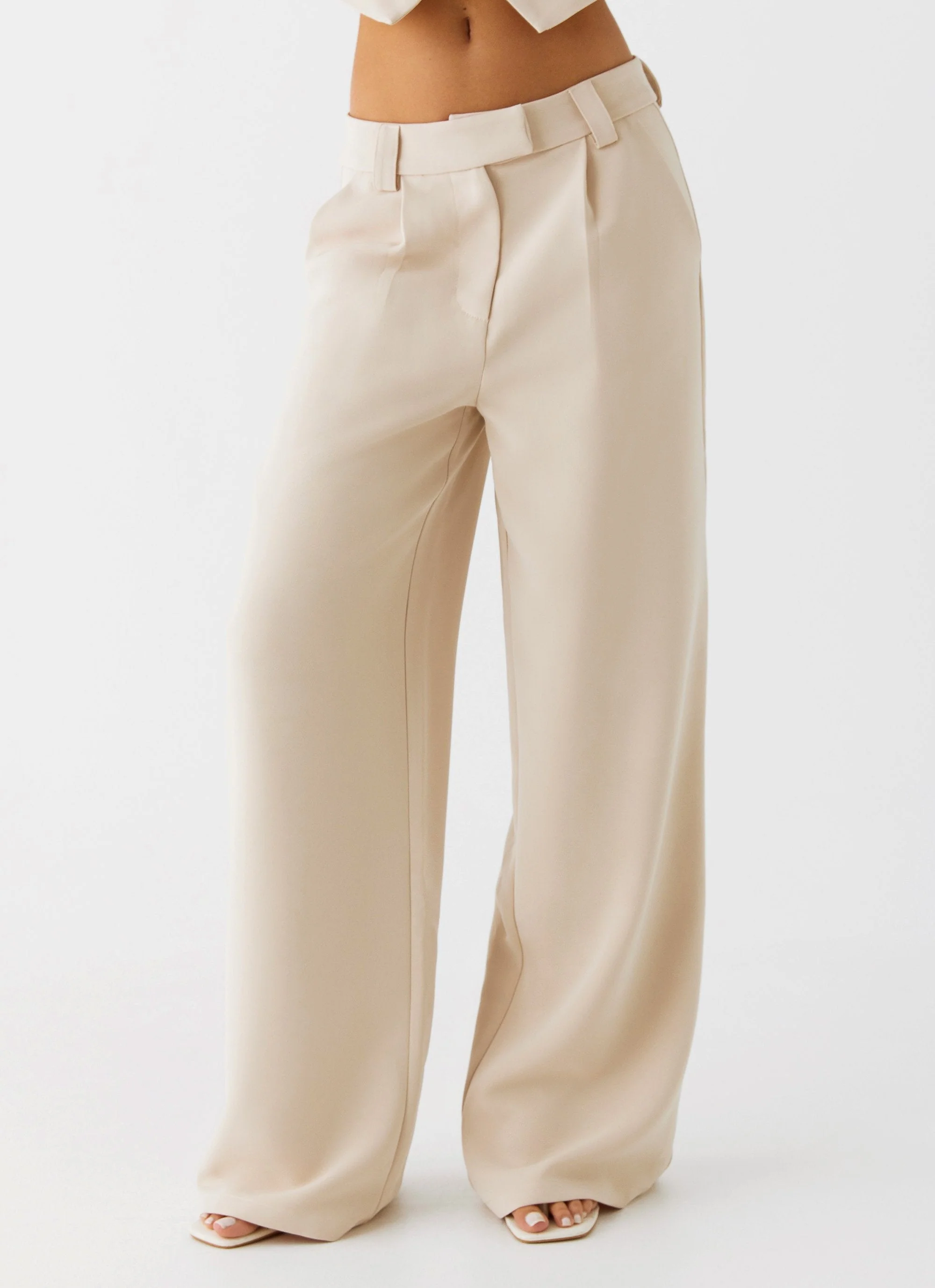Midnight City Suit Pants - Beige - Image 5