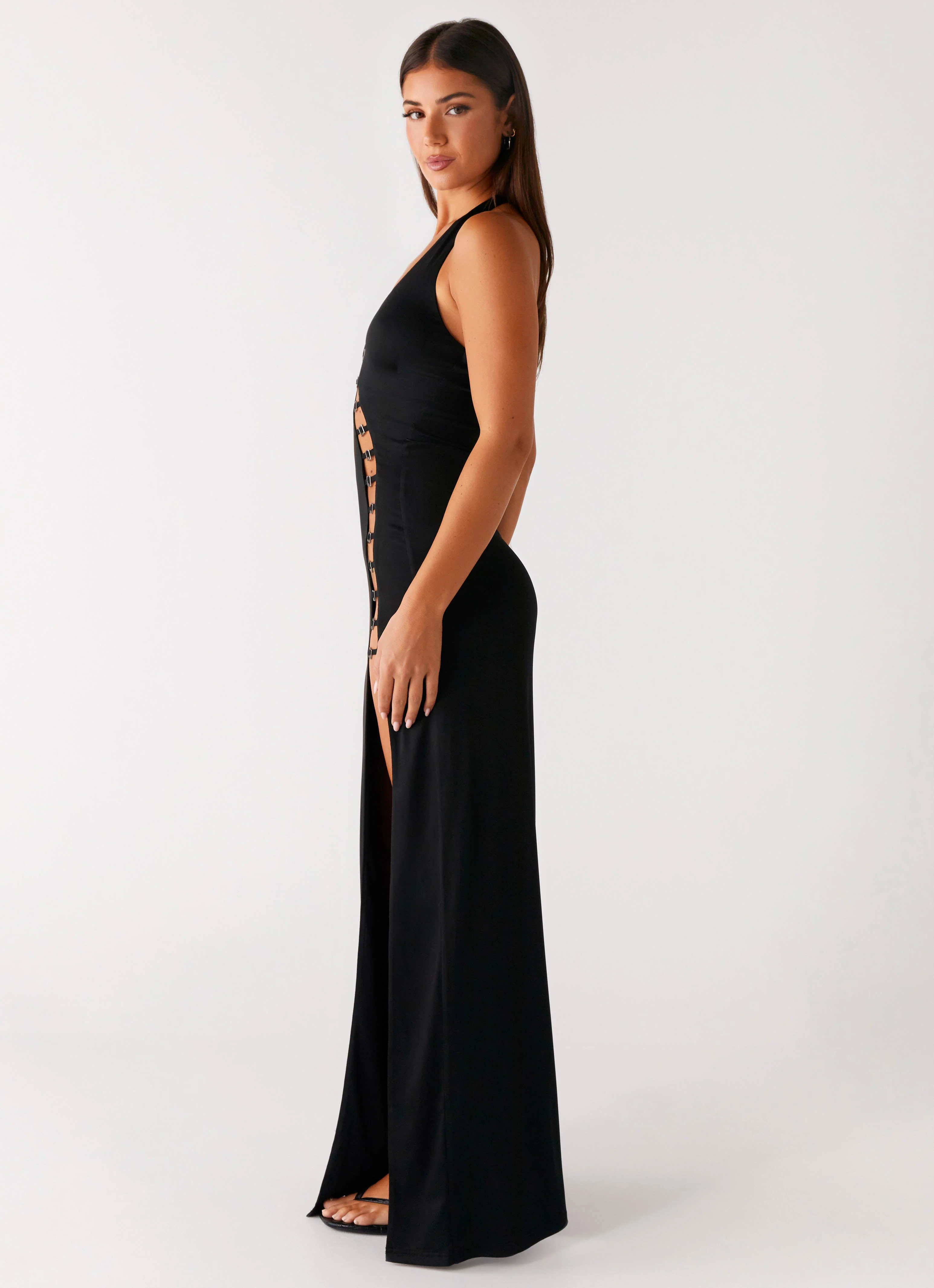 Midnight Dreams Maxi Dress - Black - Image 2