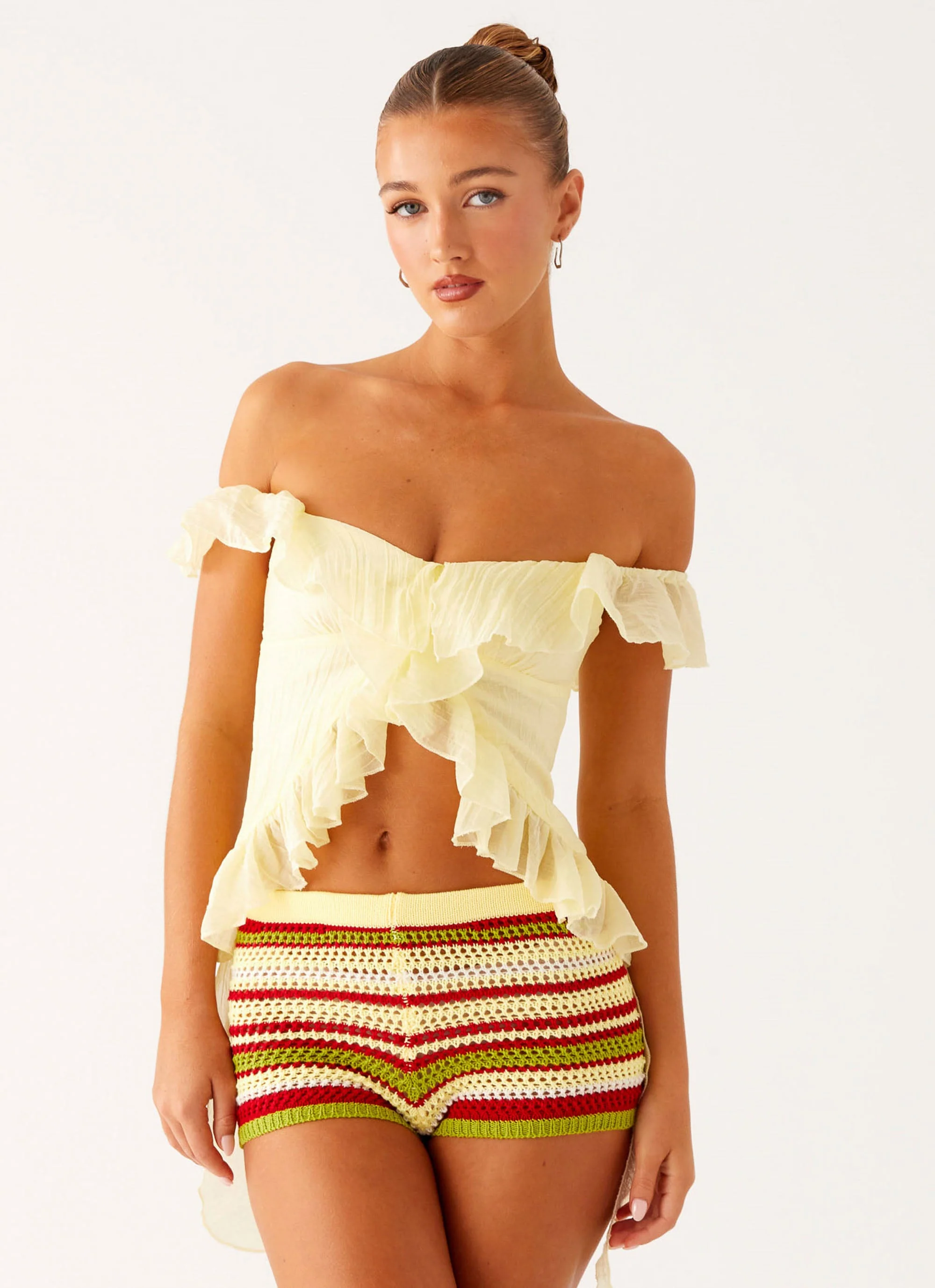 Miffy Mini Shorts - Yellow Multi - Image 2