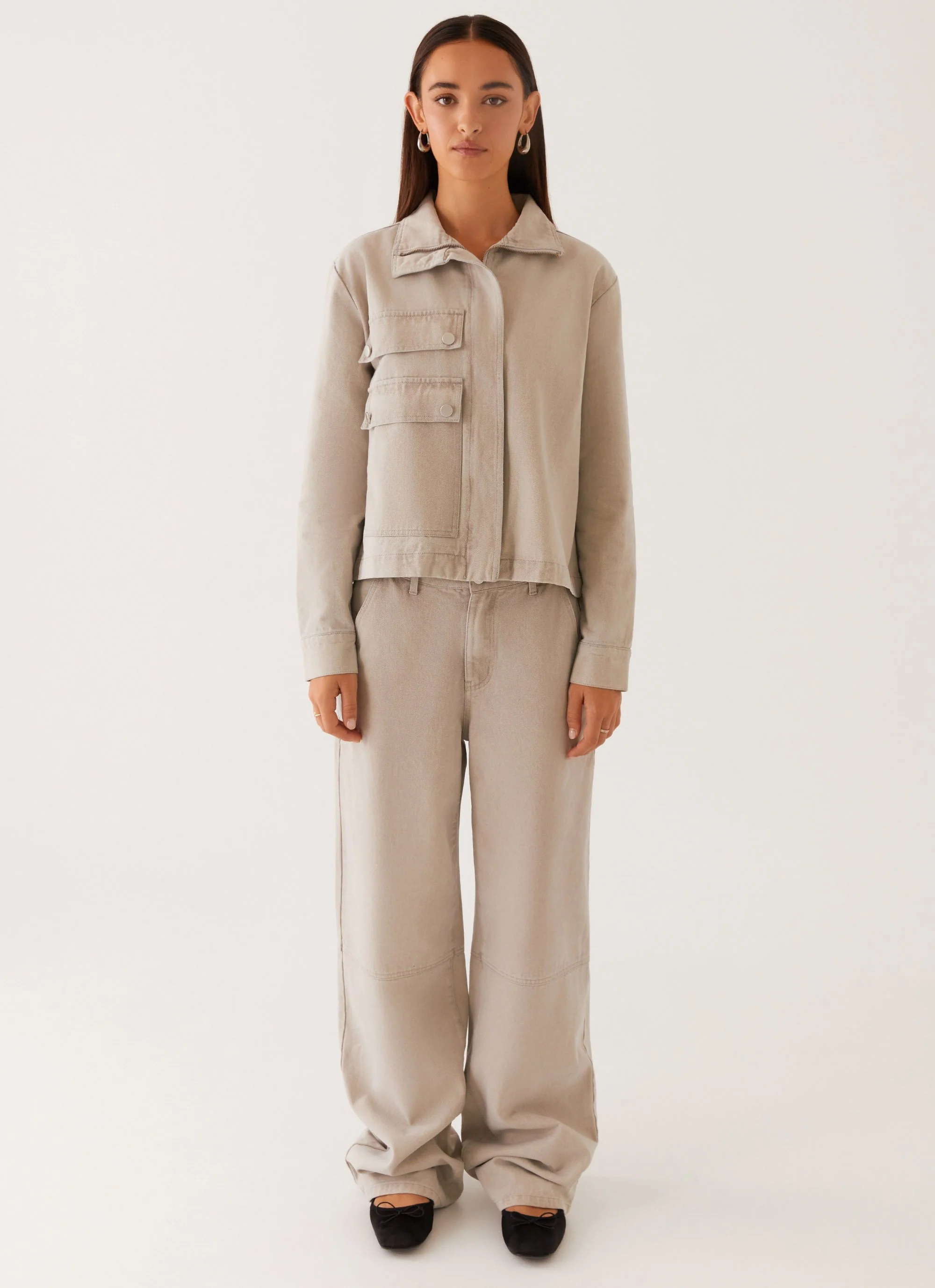 Milani Balloon Denim Jeans - Grey - Image 2