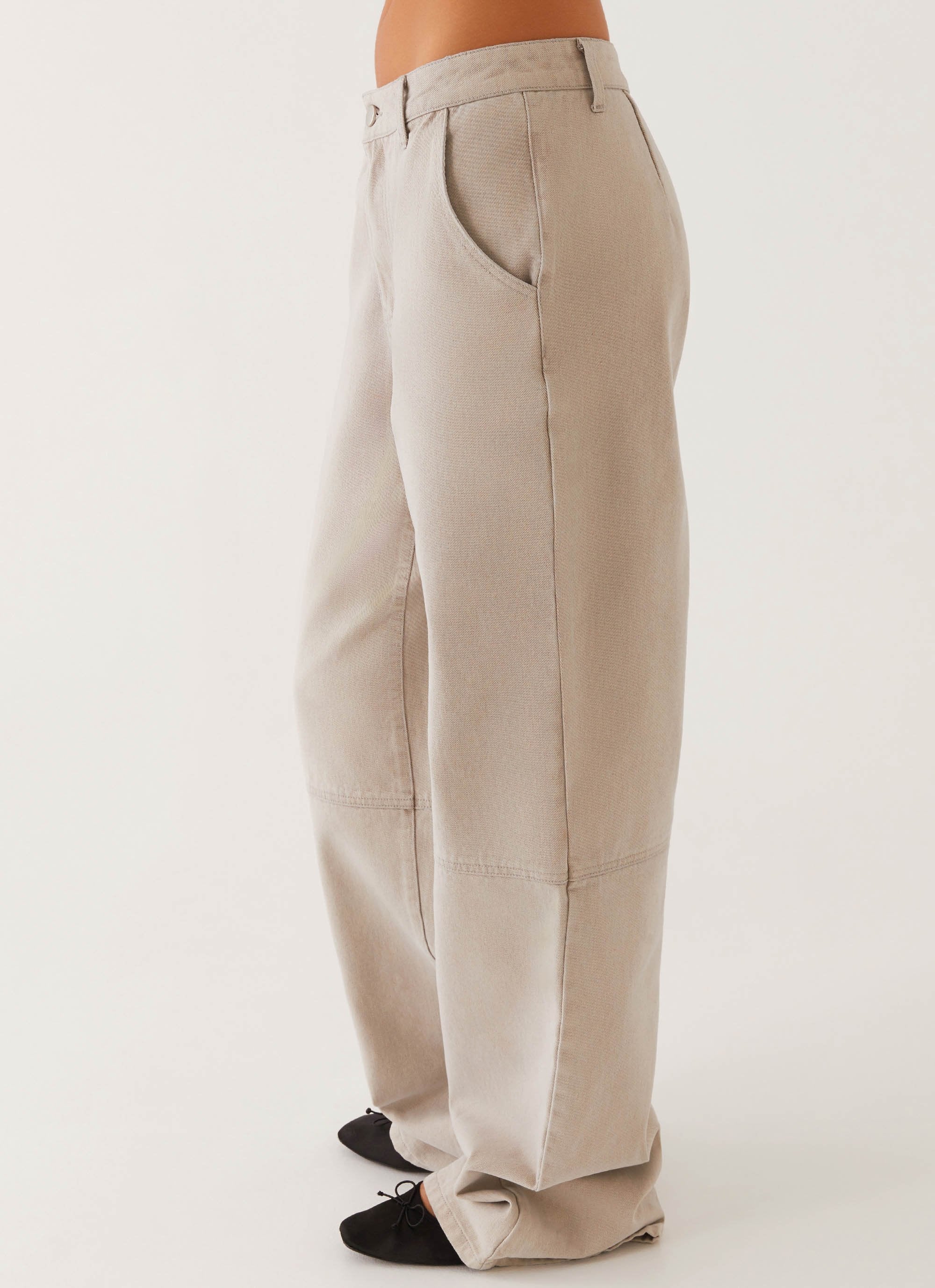 Milani Balloon Denim Jeans - Grey - Image 3