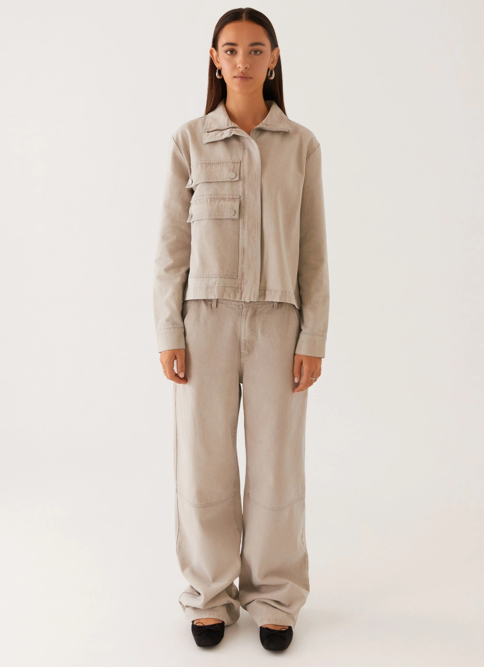 Milani Denim Jacket - Grey - Image 2
