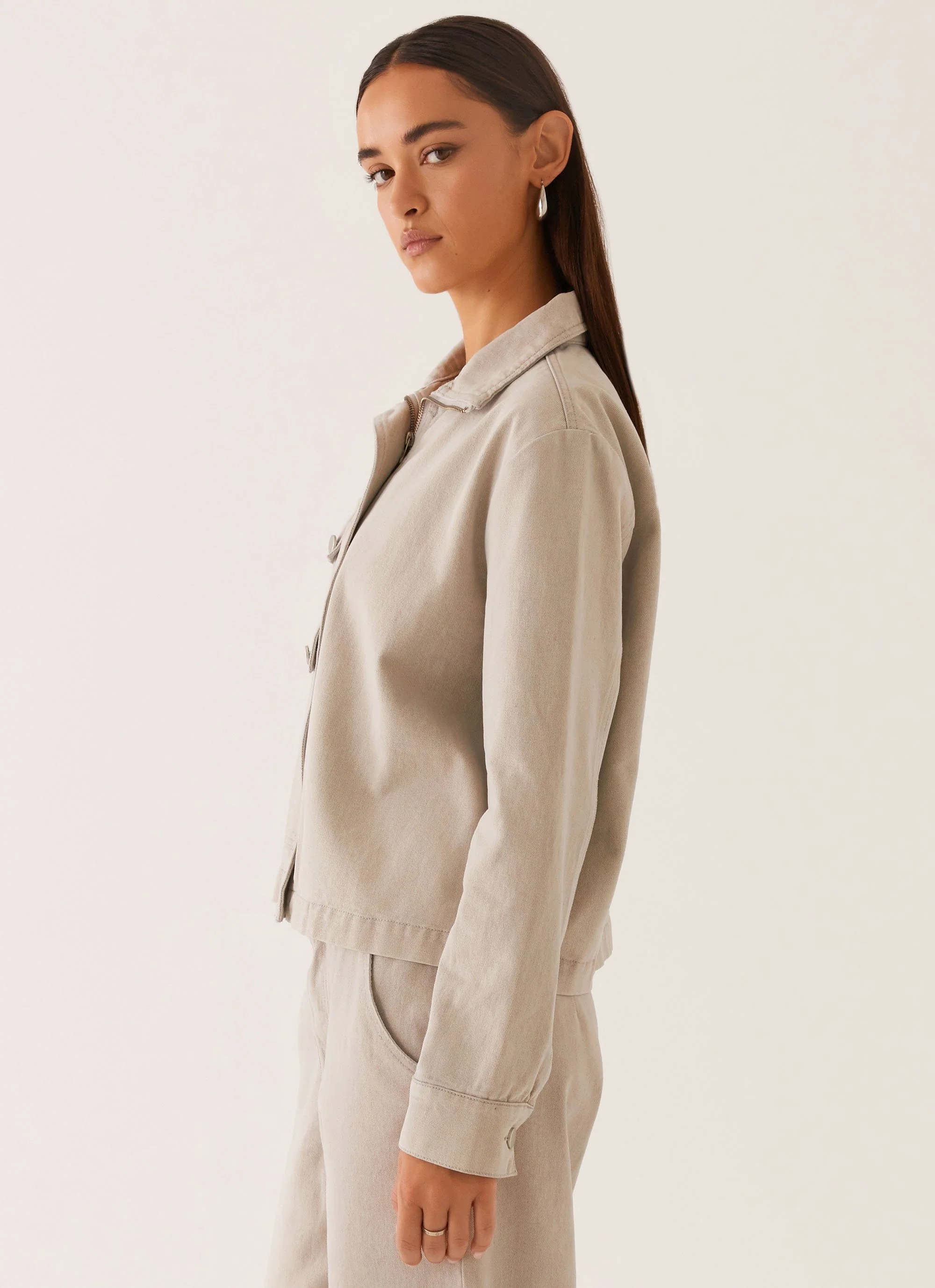 Milani Denim Jacket - Grey - Image 3