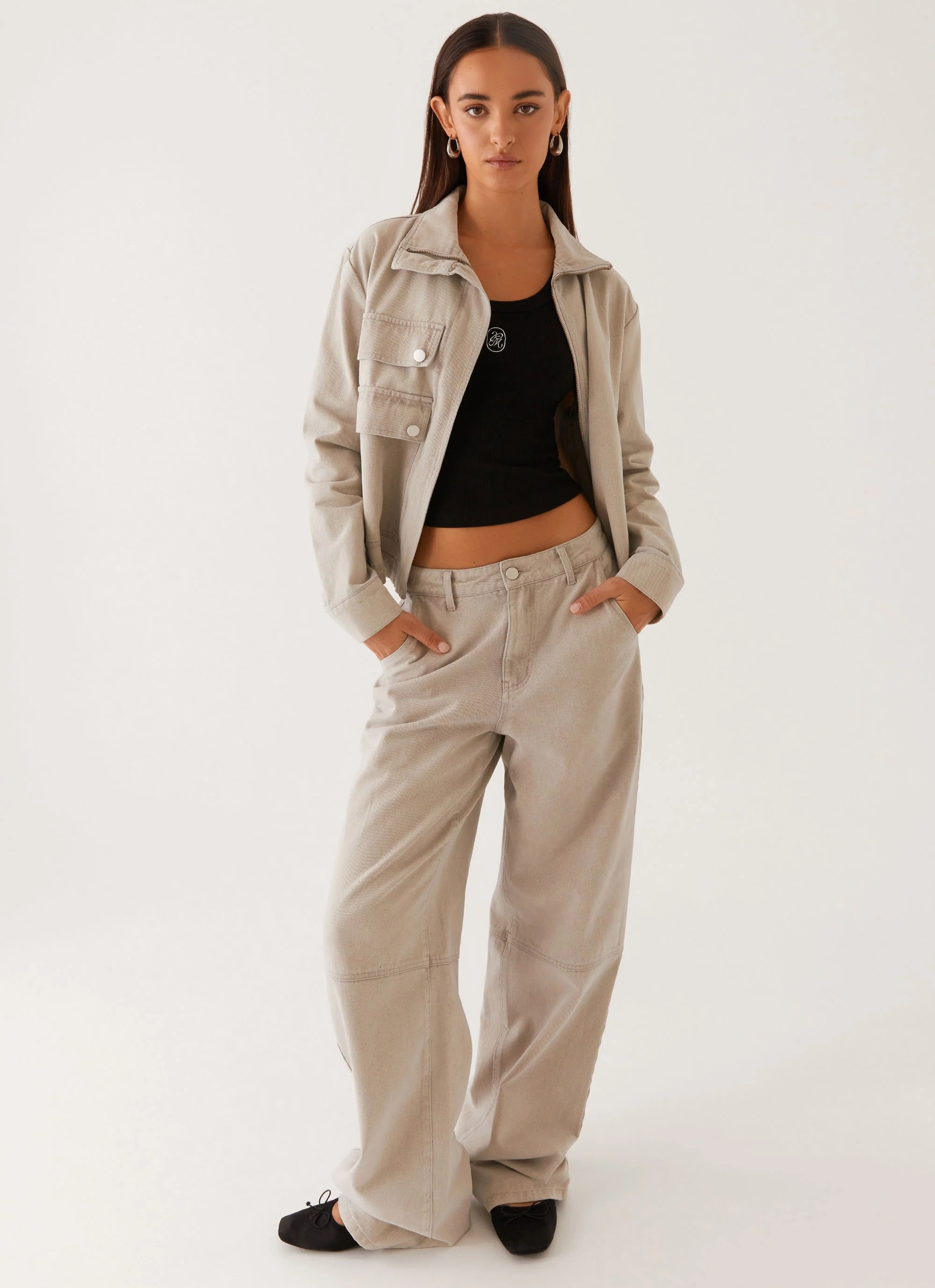 Milani Denim Jacket - Grey - Image 6