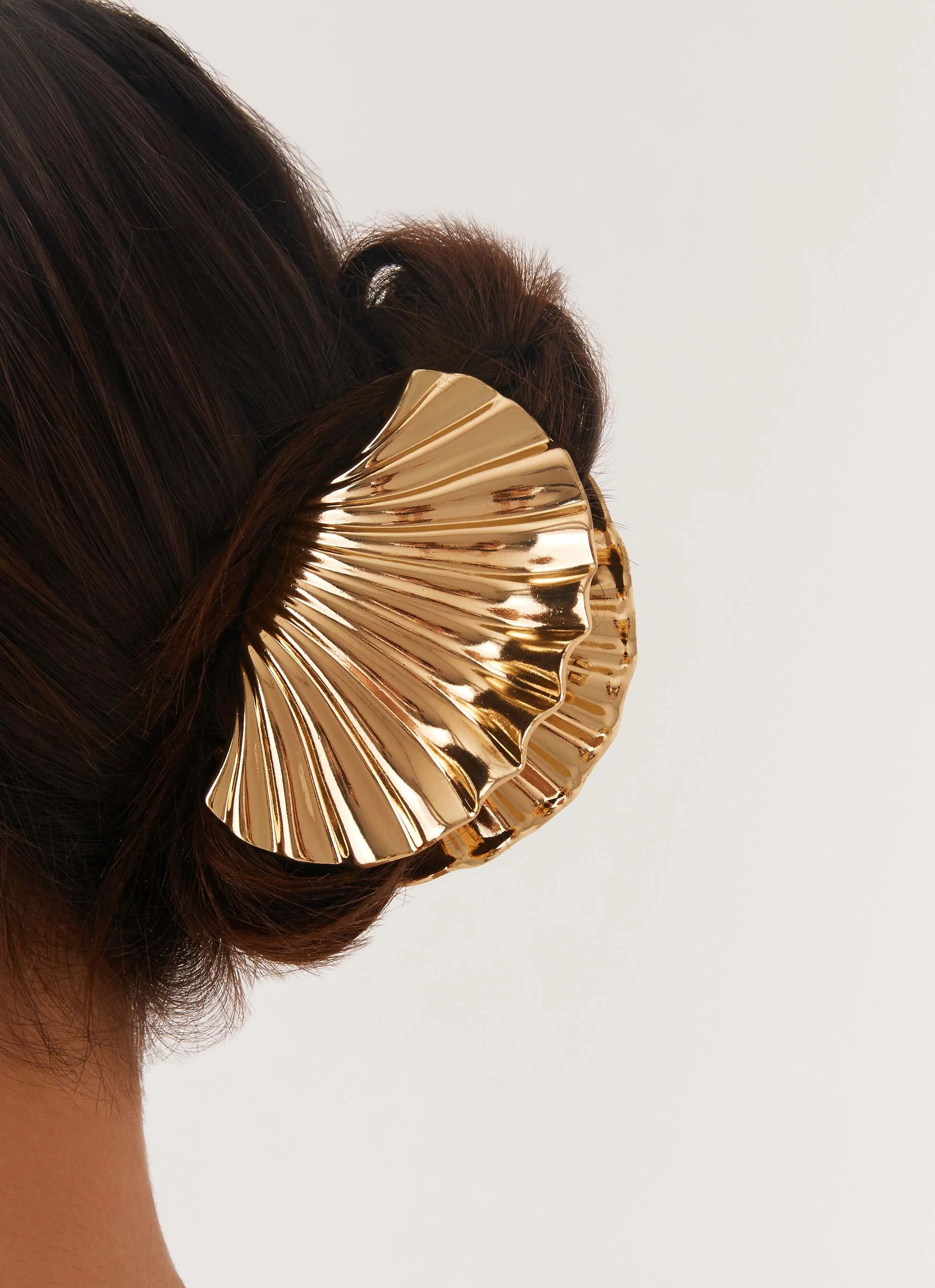 Milano Claw Clip - Gold - Image 3