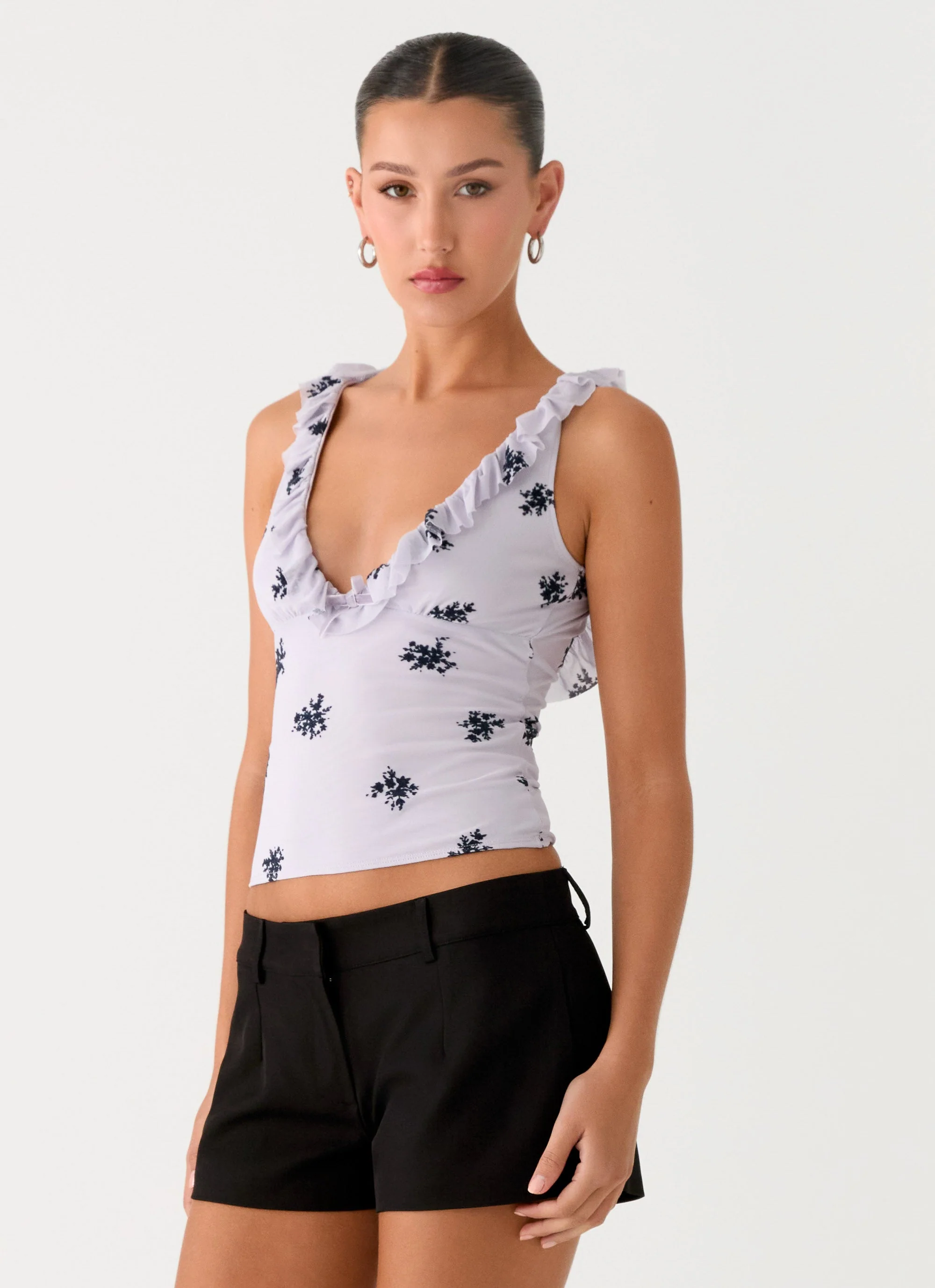 Milena Cami Top - Lilac - Image 3