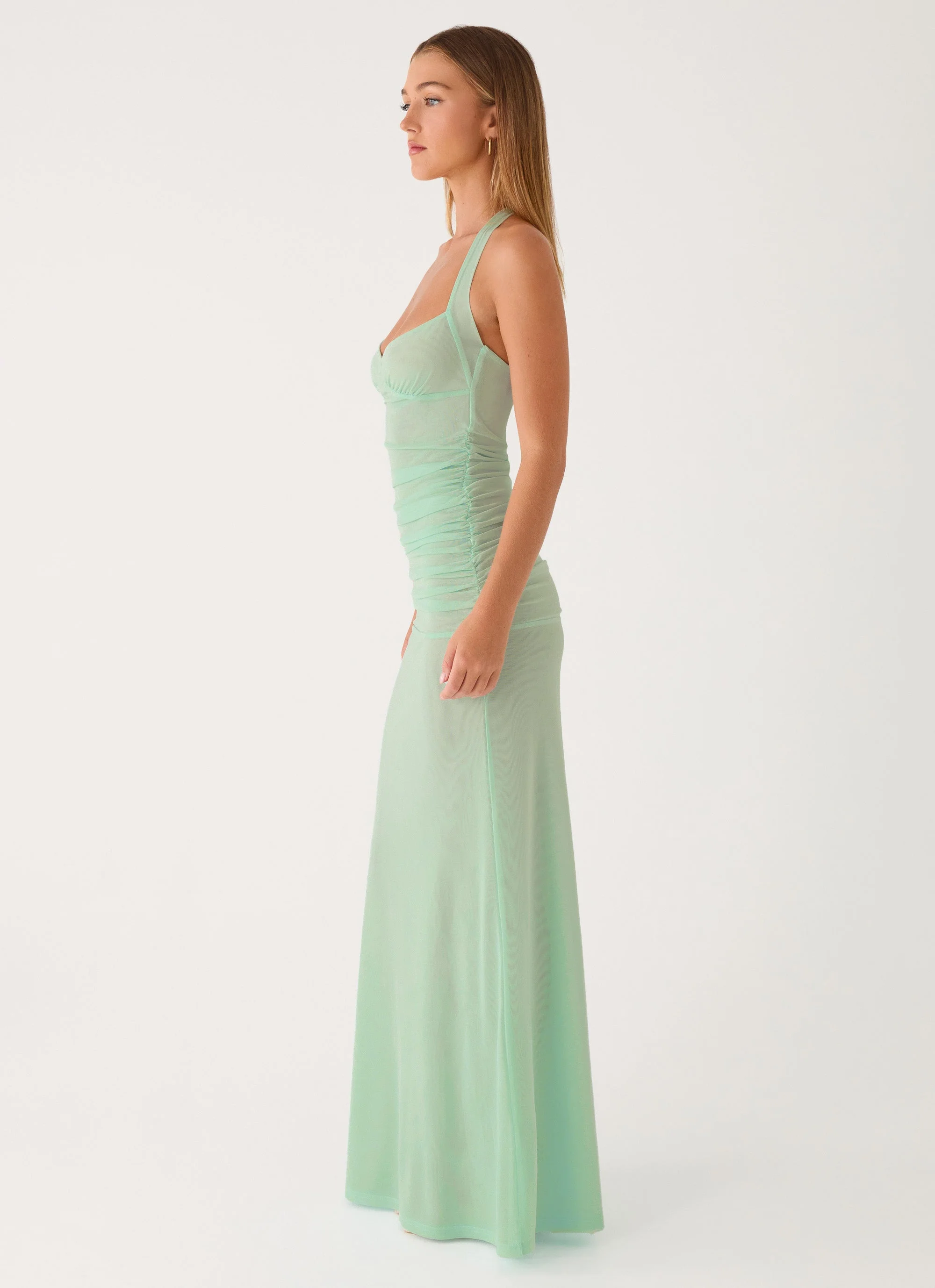 Mirabella Maxi Dress - Aqua - Image 3