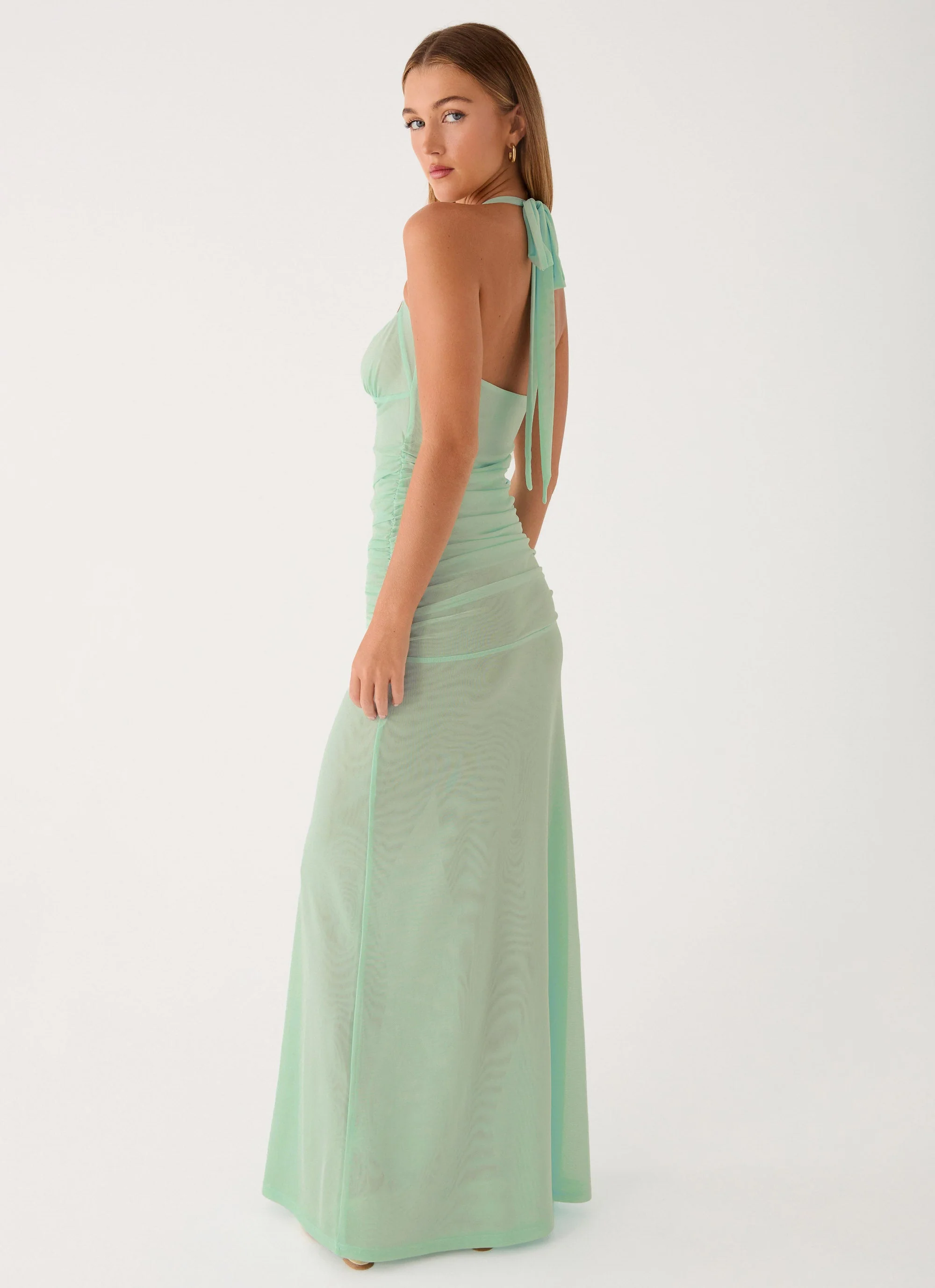 Mirabella Maxi Dress - Aqua - Image 7
