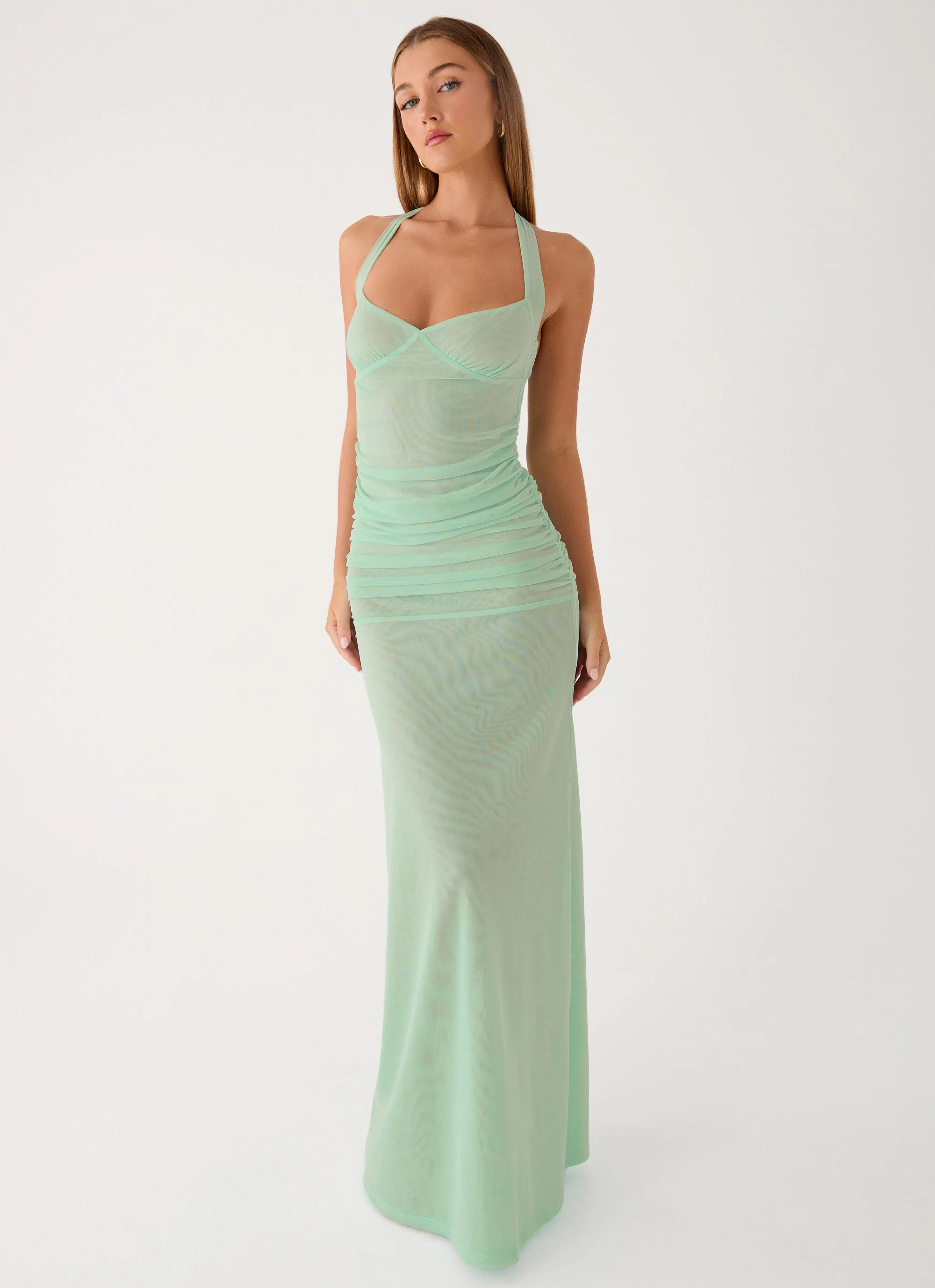 Mirabella Maxi Dress - Aqua - Image 8