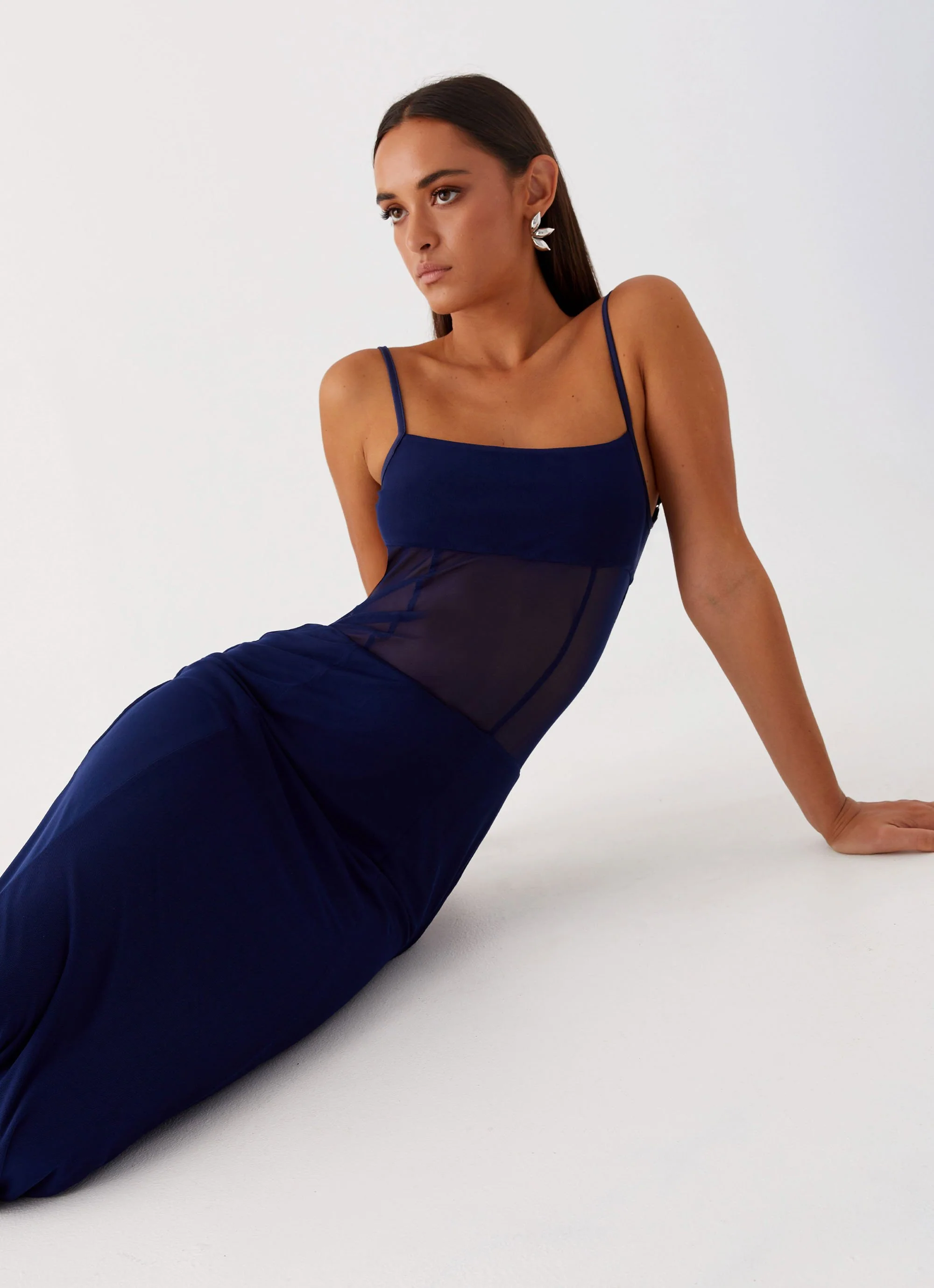 Miranda Maxi Dress - Navy - Image 5