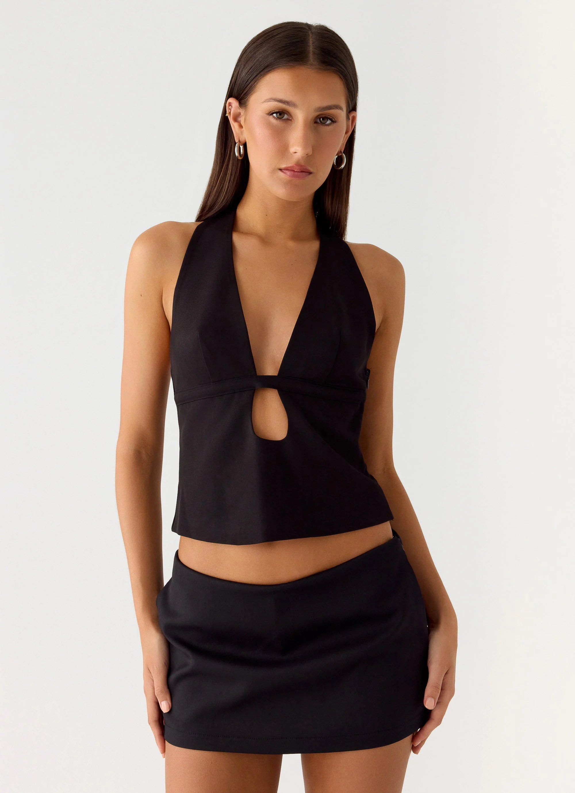 Mirna Micro Skort - Black - Image 4
