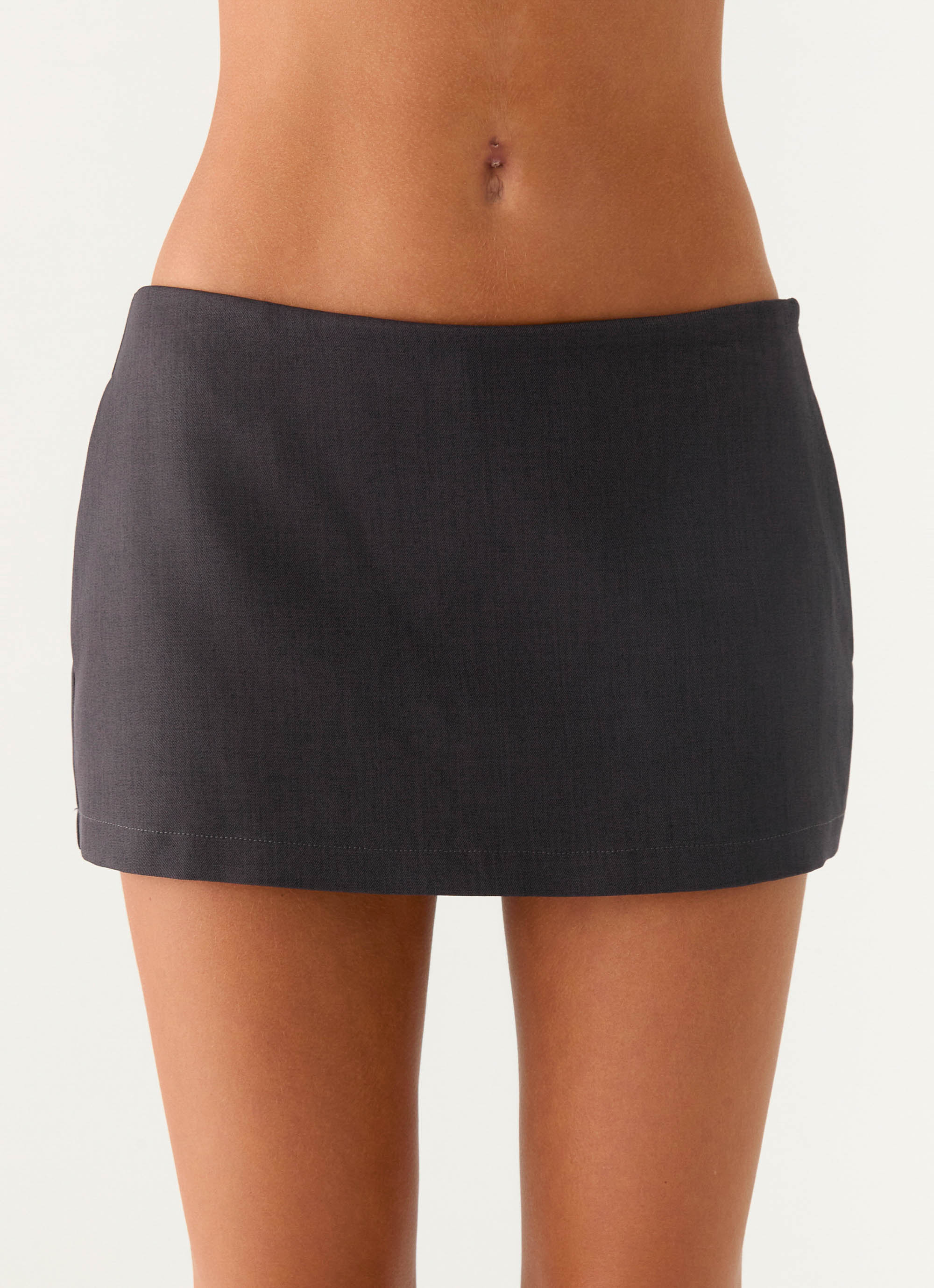 Mirna Micro Skort - Charcoal - Image 6