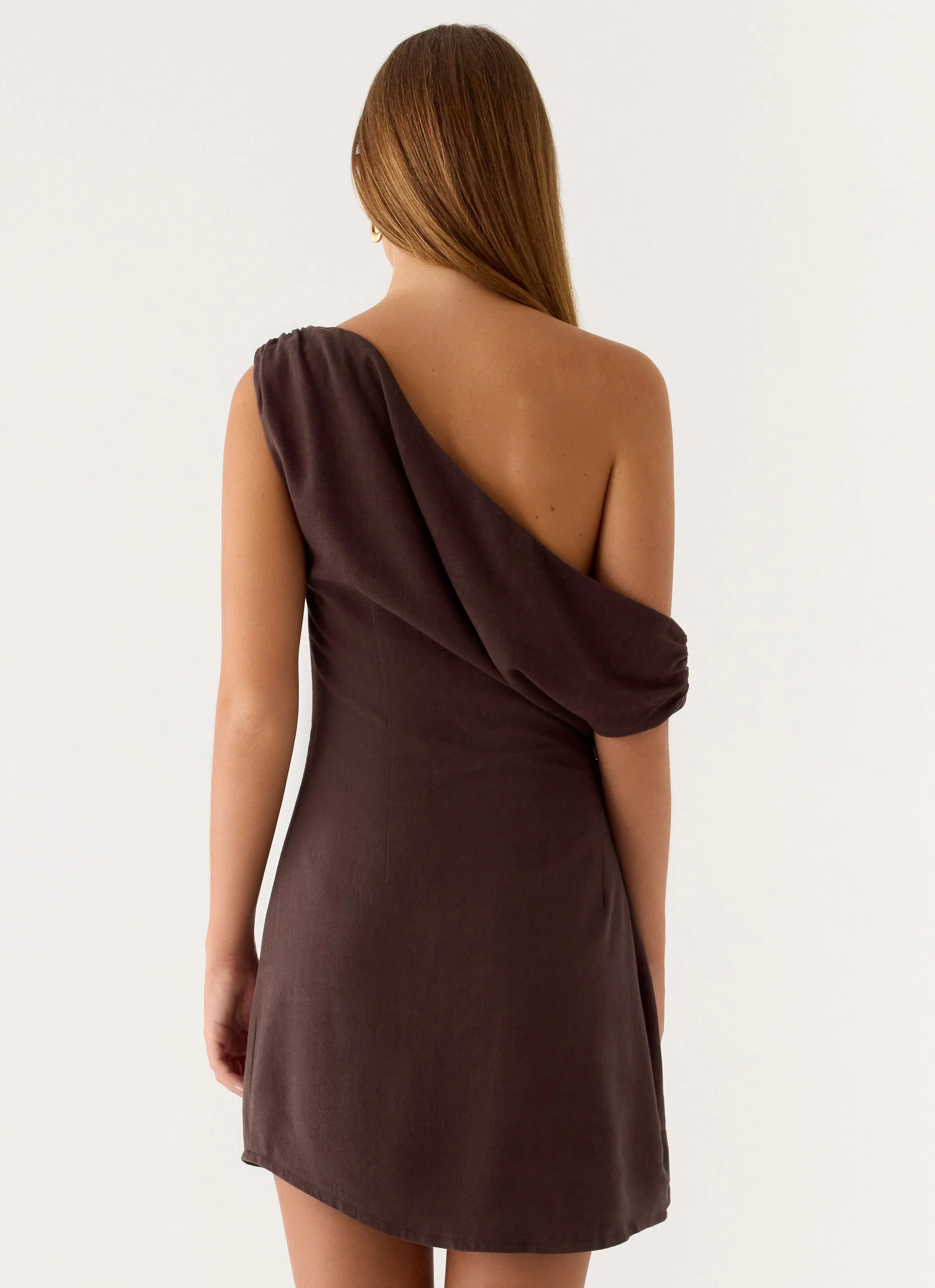 Mischa Mini Dress - Chocolate Drizzle - Image 3