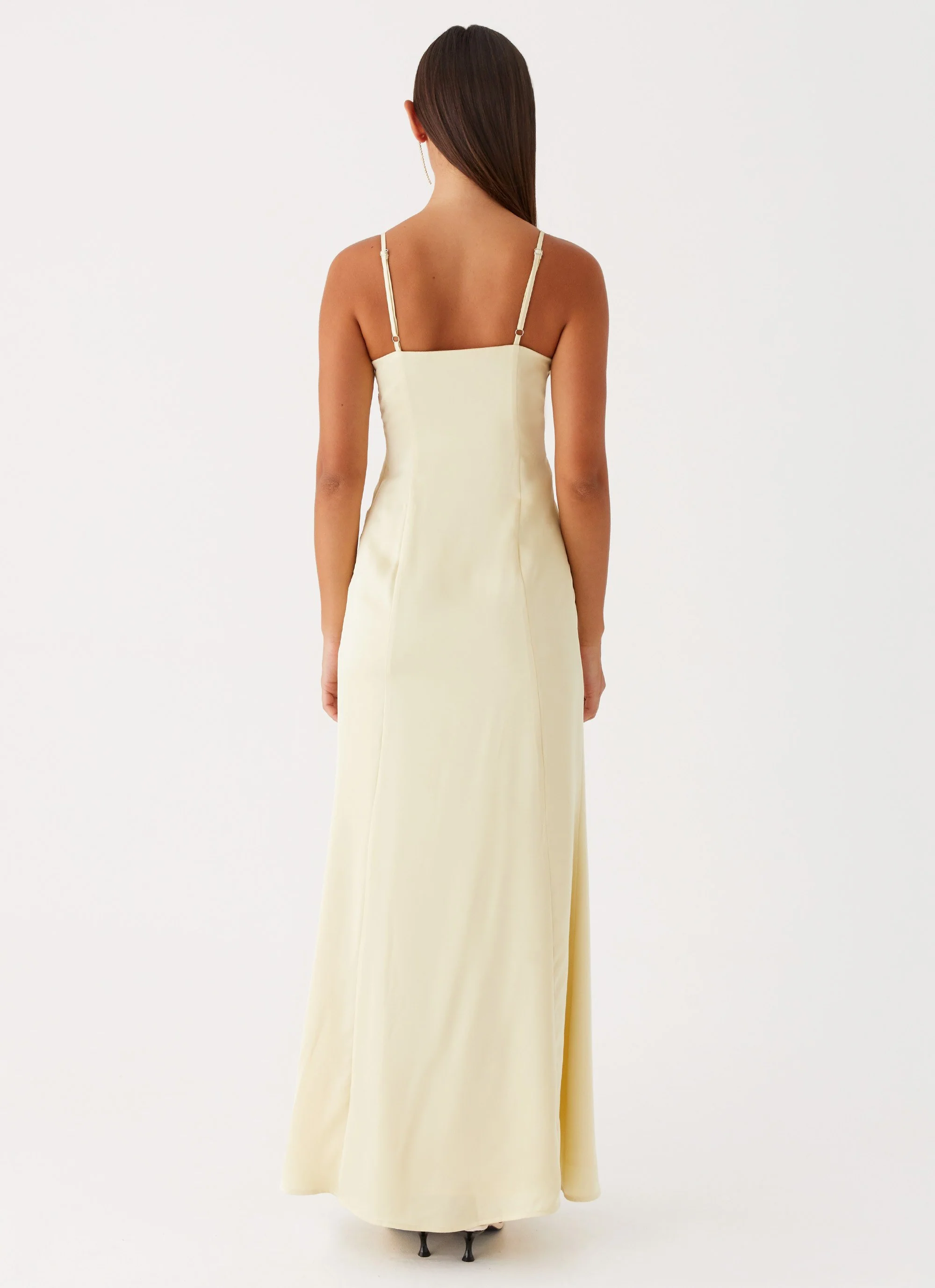 Miss Bloom Maxi Dress - Lemon - Image 4
