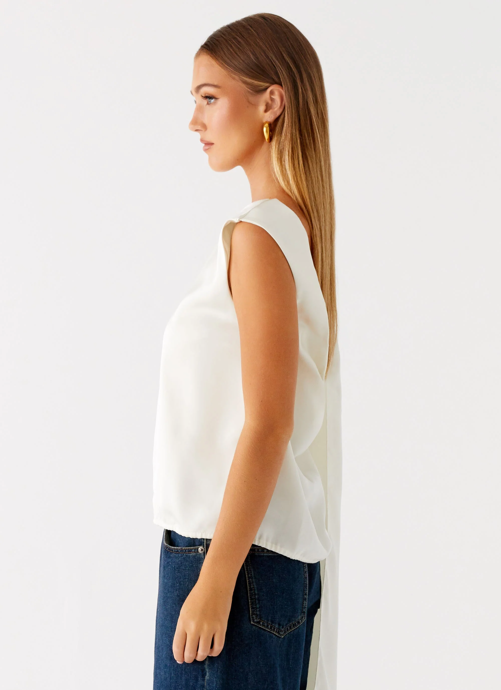 Mojito Cowl Top - Ivory - Image 3