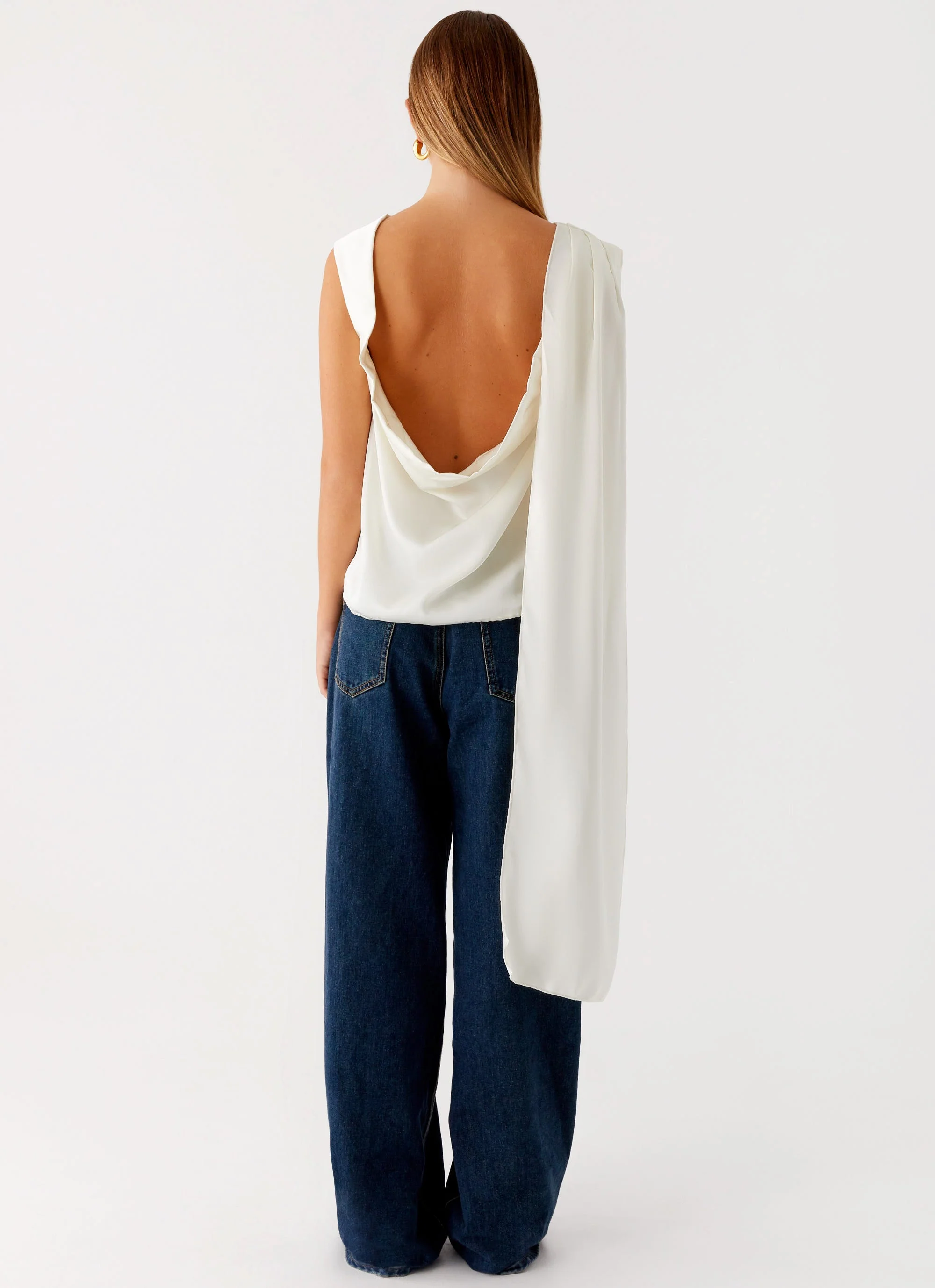 Mojito Cowl Top - Ivory - Image 4