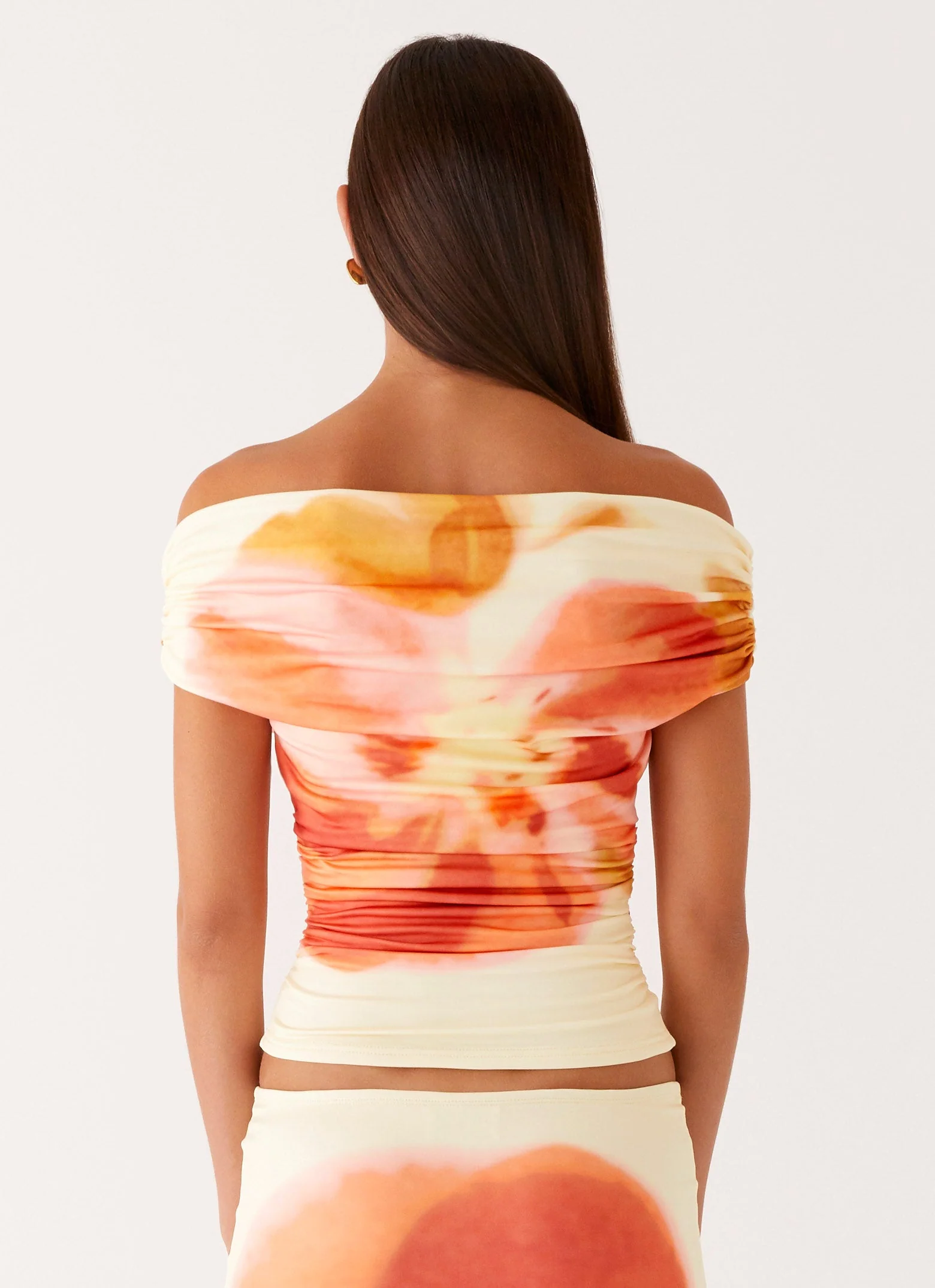 Moka Off Shoulder Top - Mimosa Blossom - Image 3
