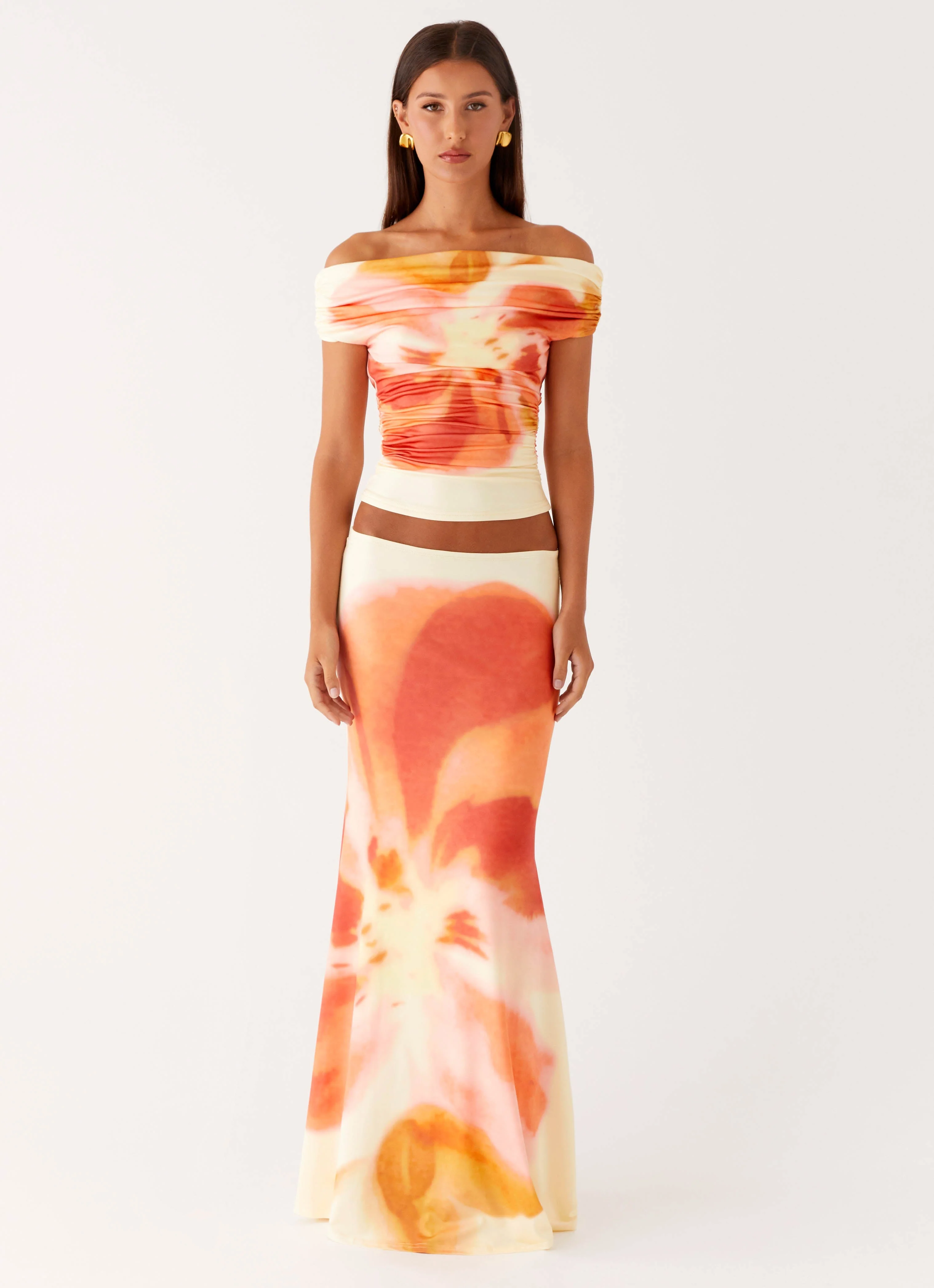 Moka Off Shoulder Top - Mimosa Blossom - Image 5