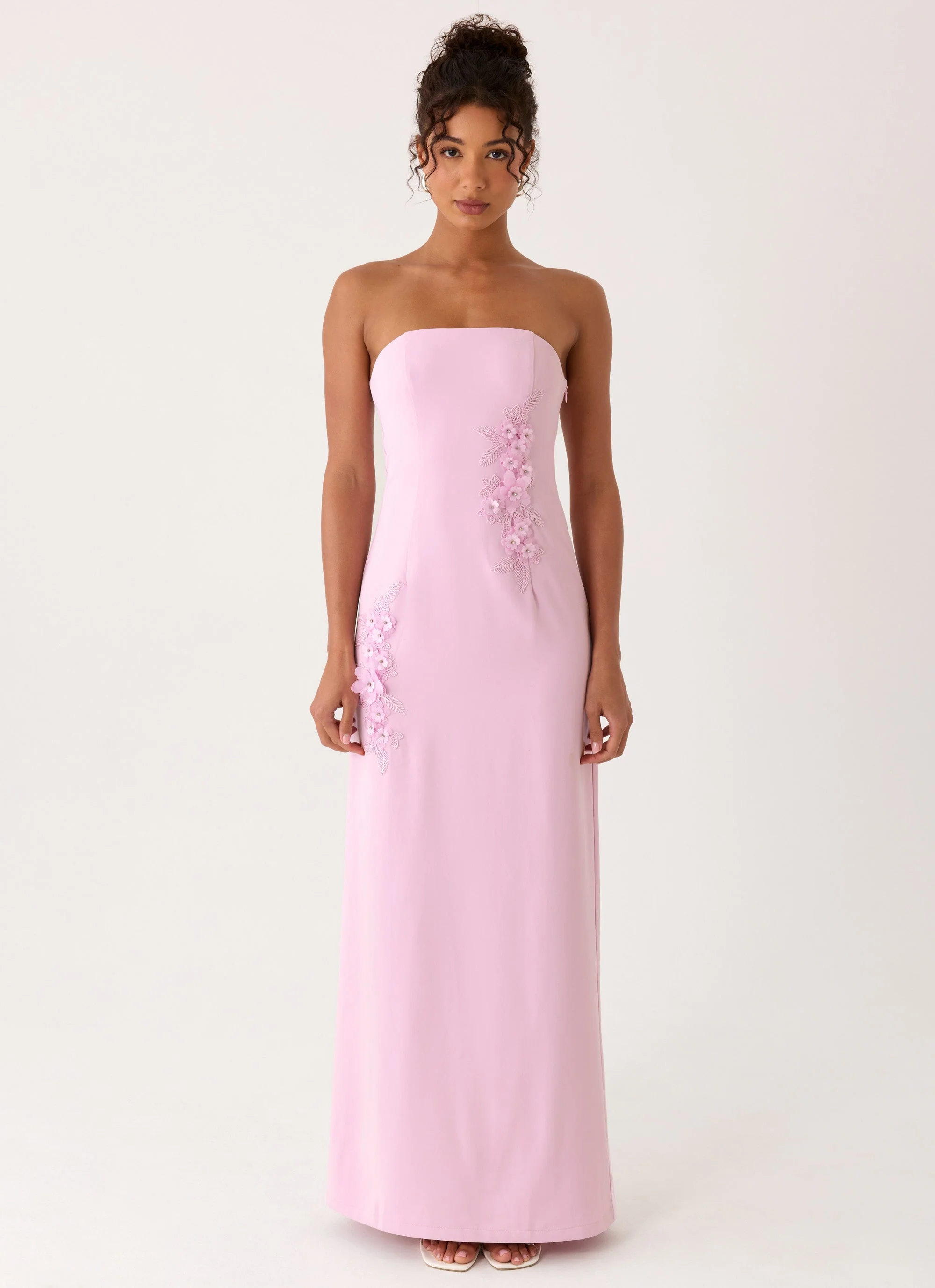Monelise Strapless Maxi Dress - Pink - Image 2