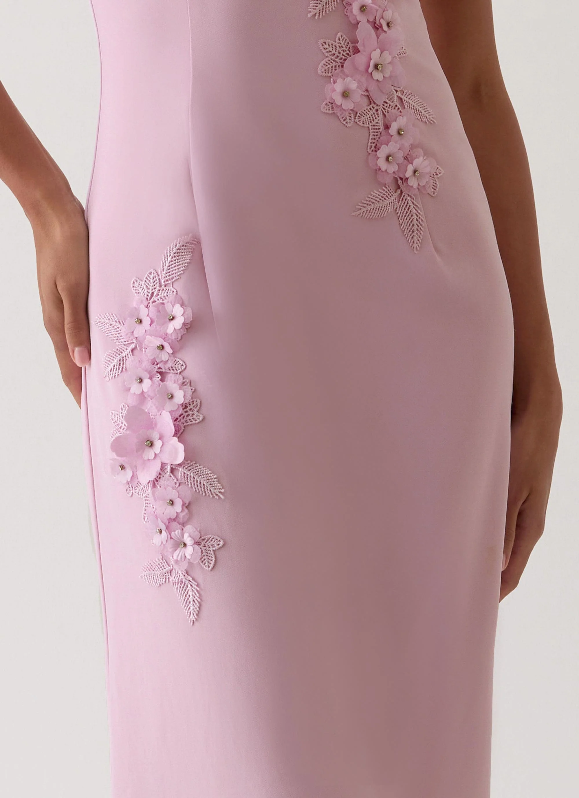 Monelise Strapless Maxi Dress - Pink - Image 5