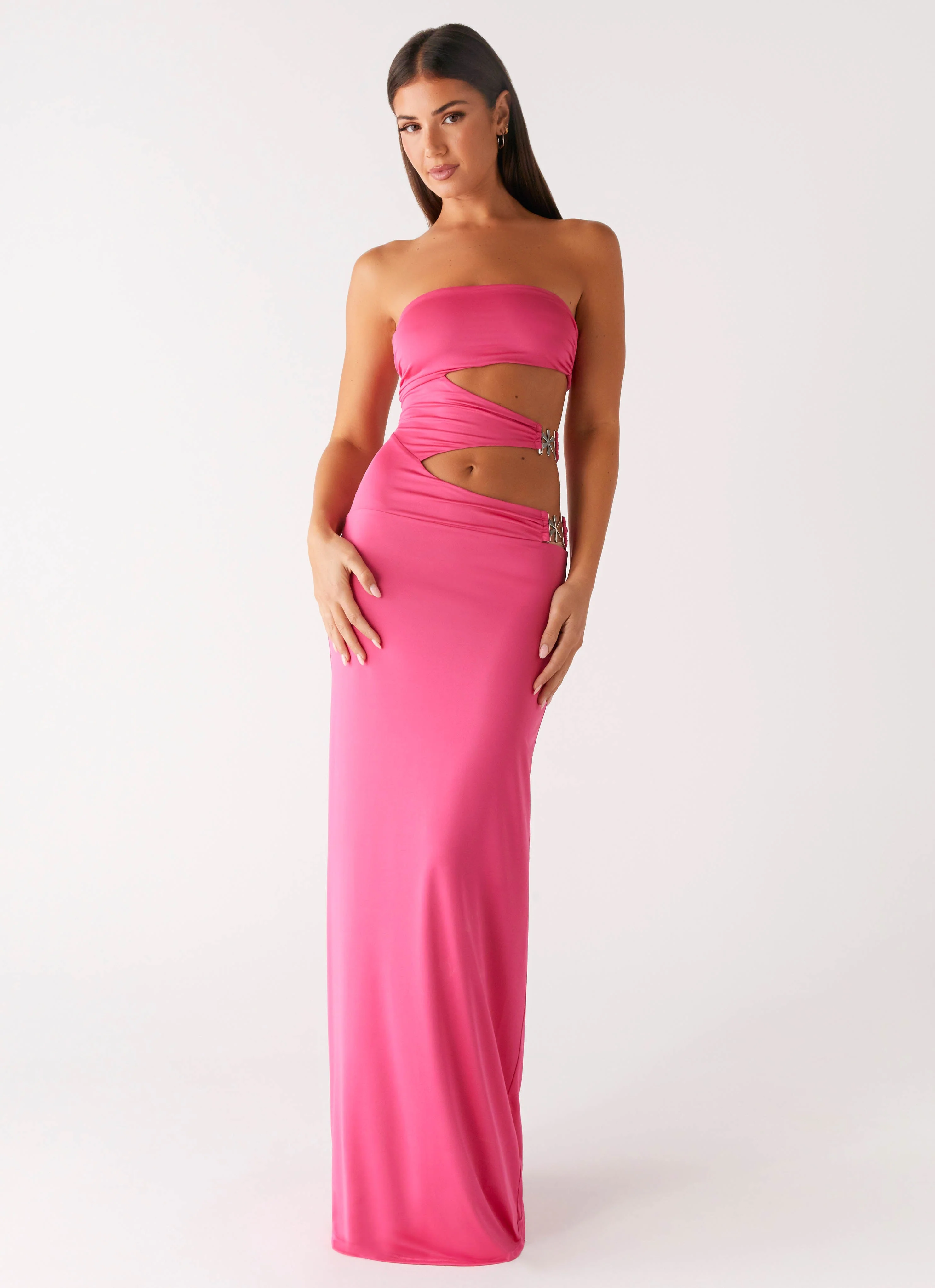 Montego Maxi Dress - Pink - Image 5