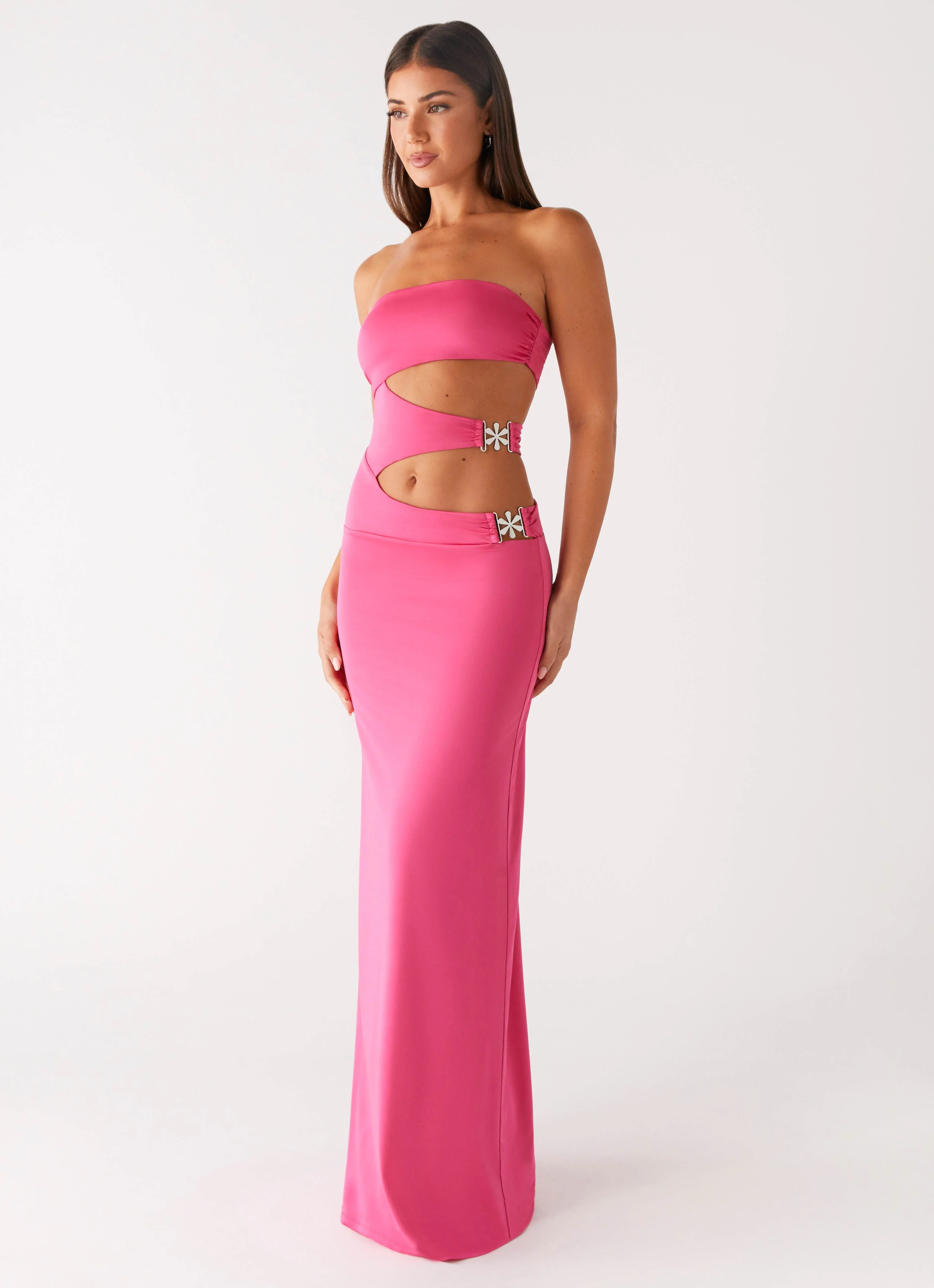 Montego Maxi Dress - Pink - Image 6
