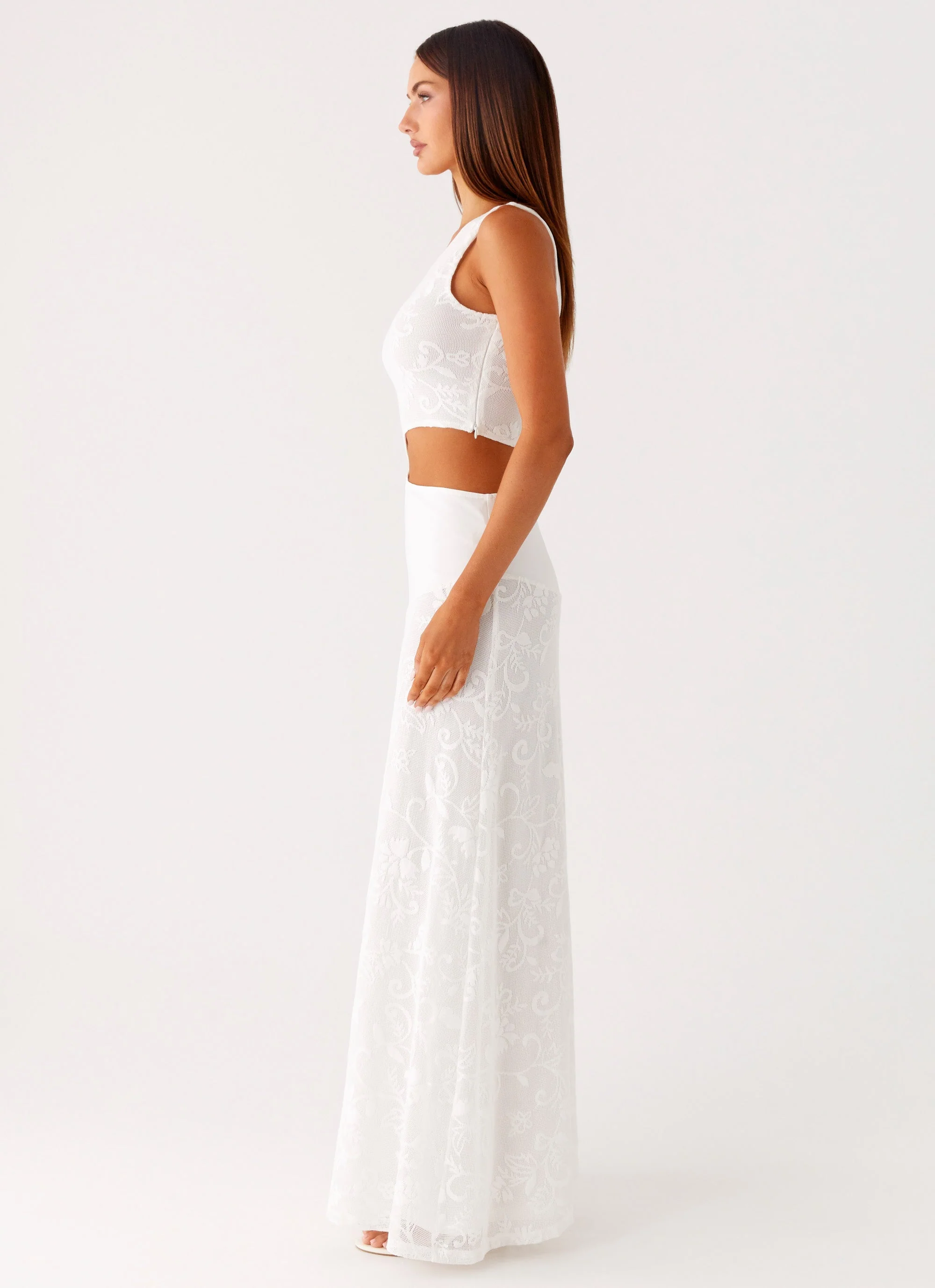 More Than Maybe Maxi Dress - White - Image 4
