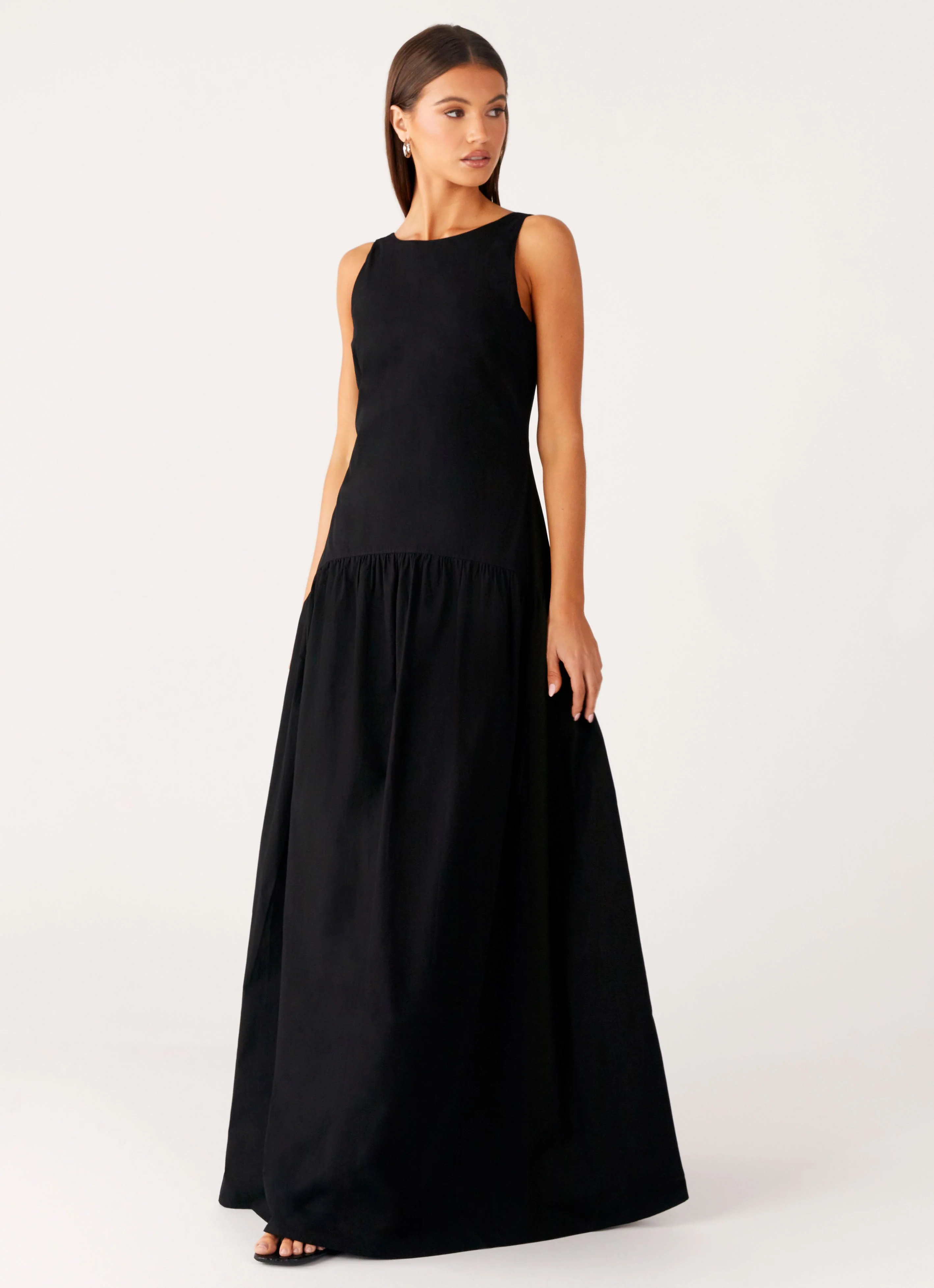 Morena Maxi Dress - Black - Image 5