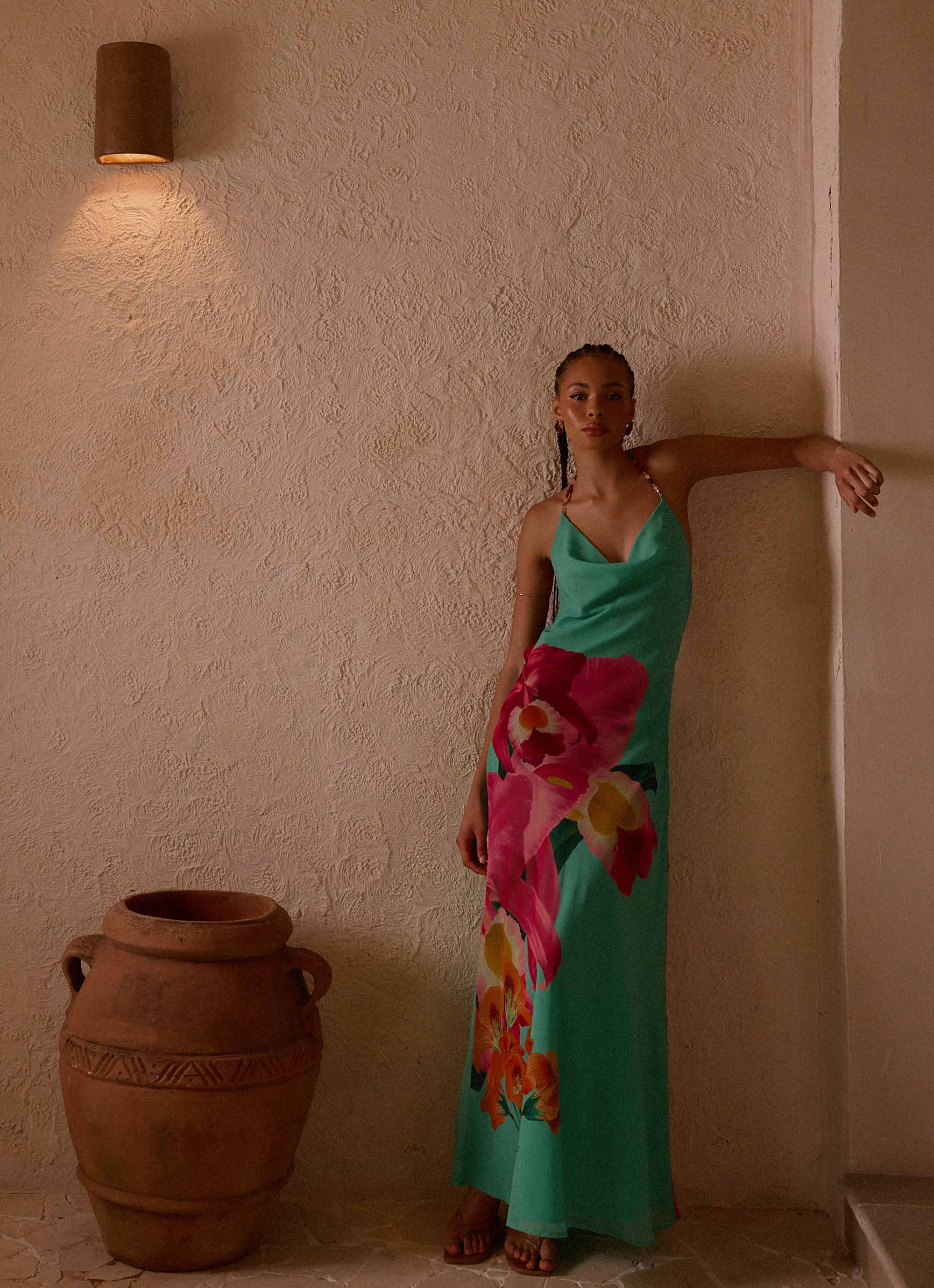 Morning Crush Cowl Maxi Dress - Jungle Bloom - Image 4