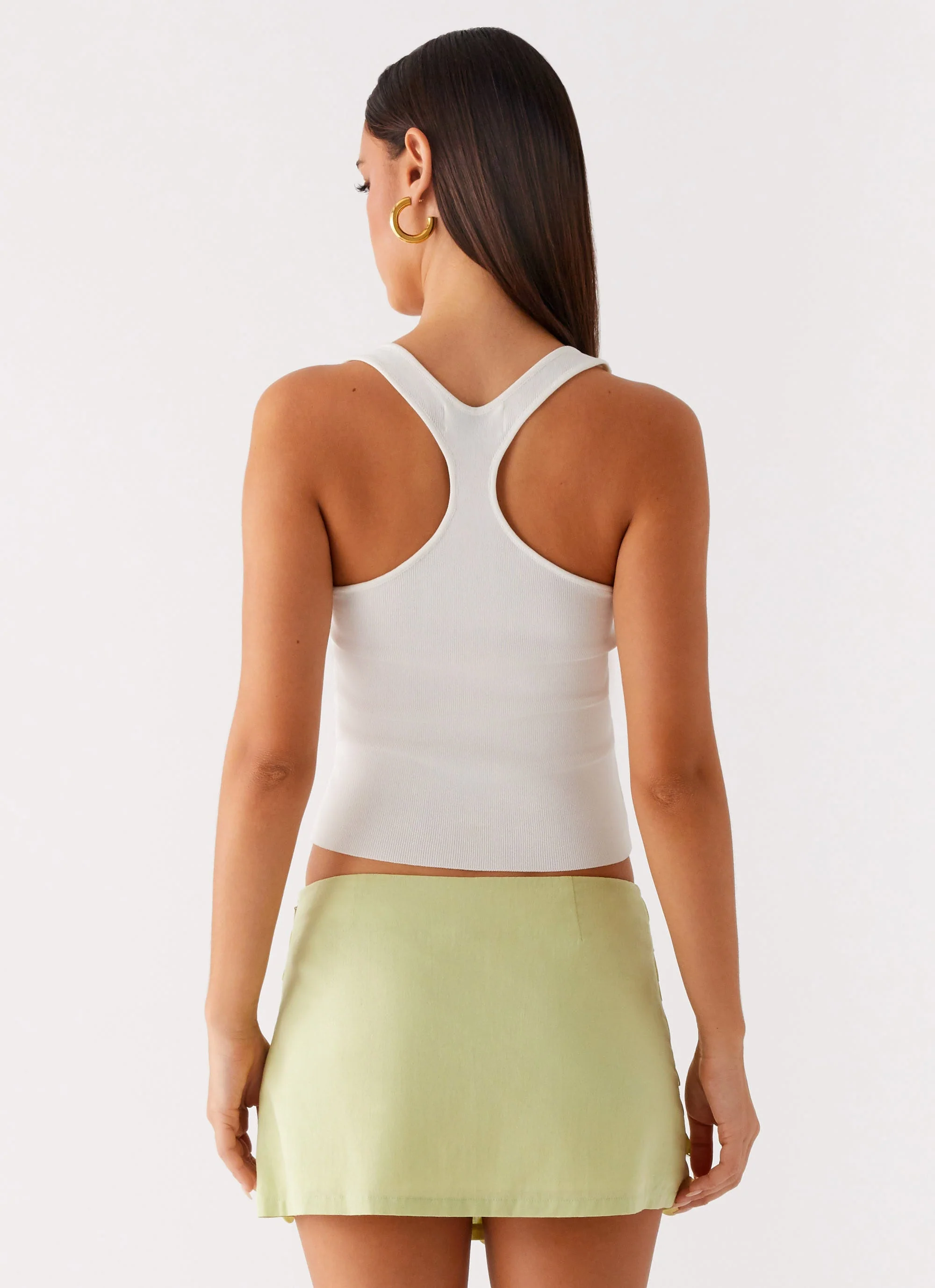Movie Star Mini Skirt - Lime Green - Image 5