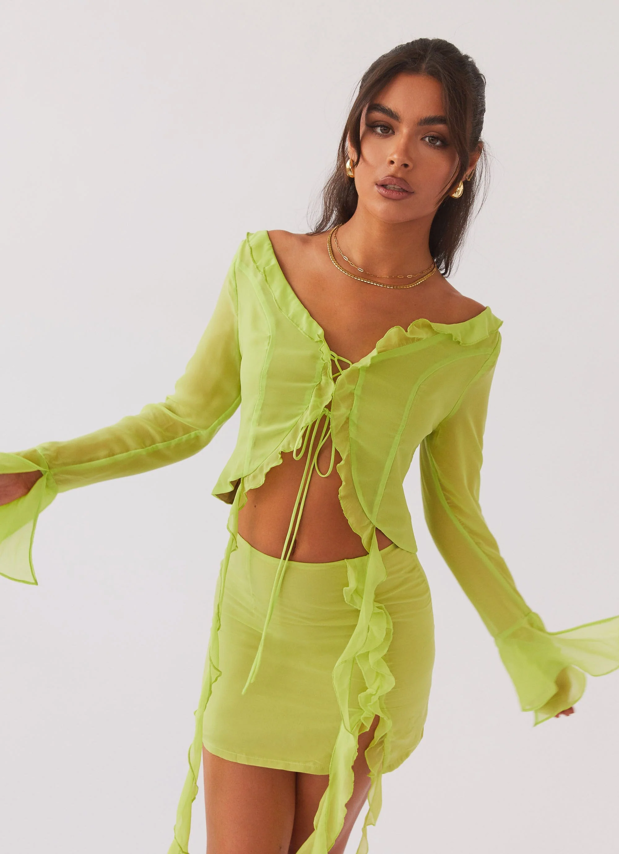 My Favourite Part Blouse - Fern - Image 3