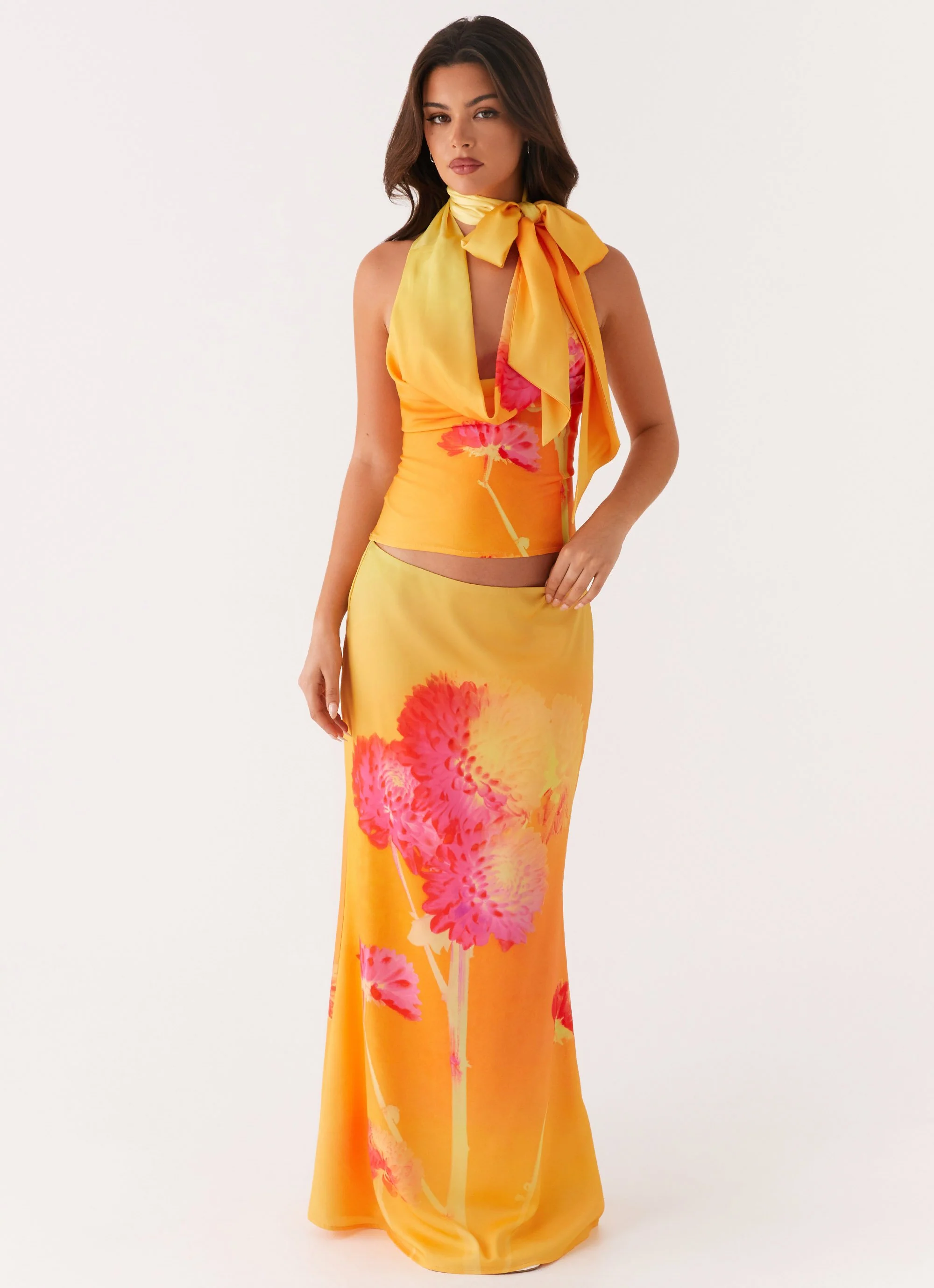 Nala Top - Orange Floral - Image 5