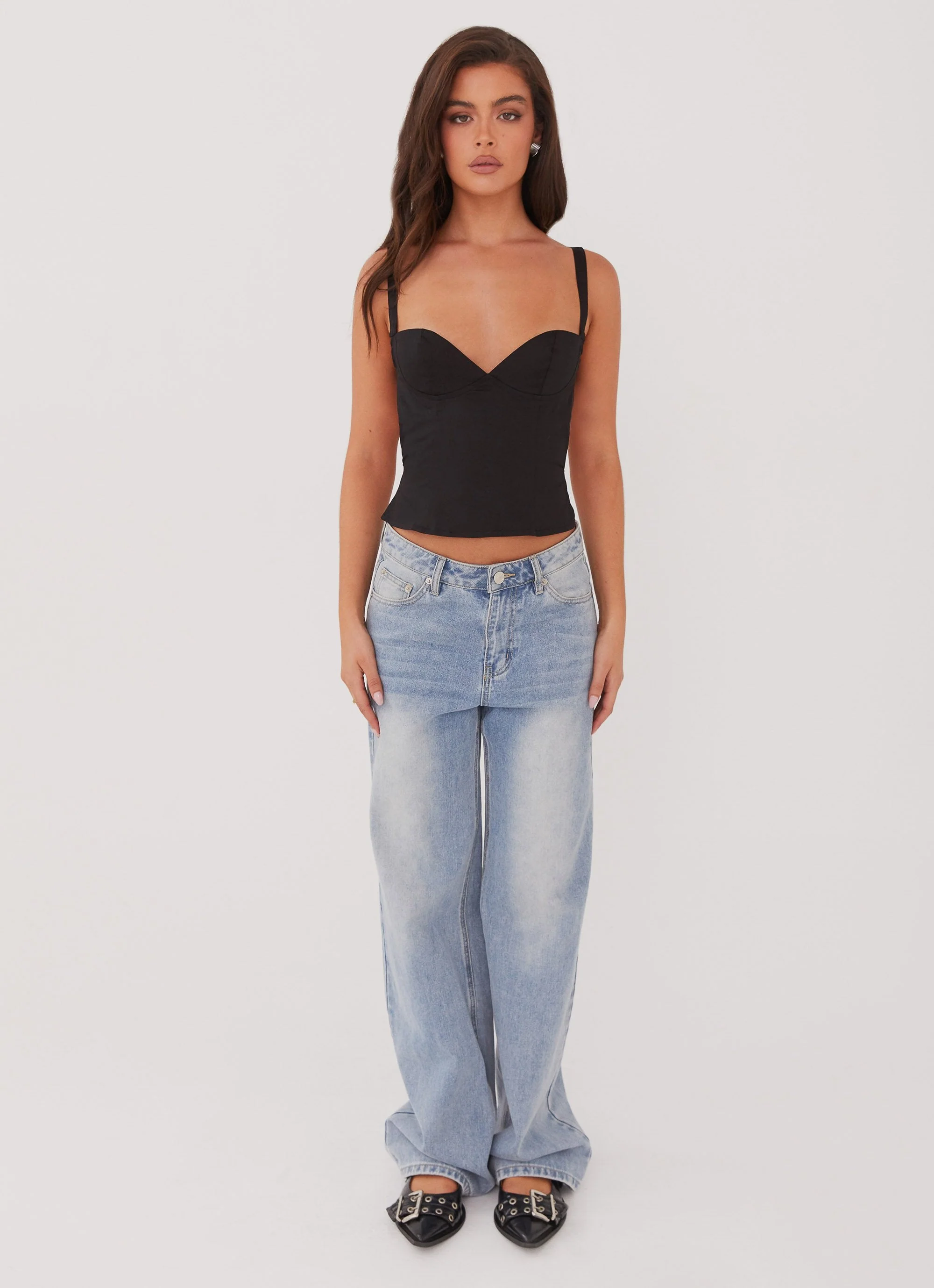 Naomi Backless Top - Black - Image 2