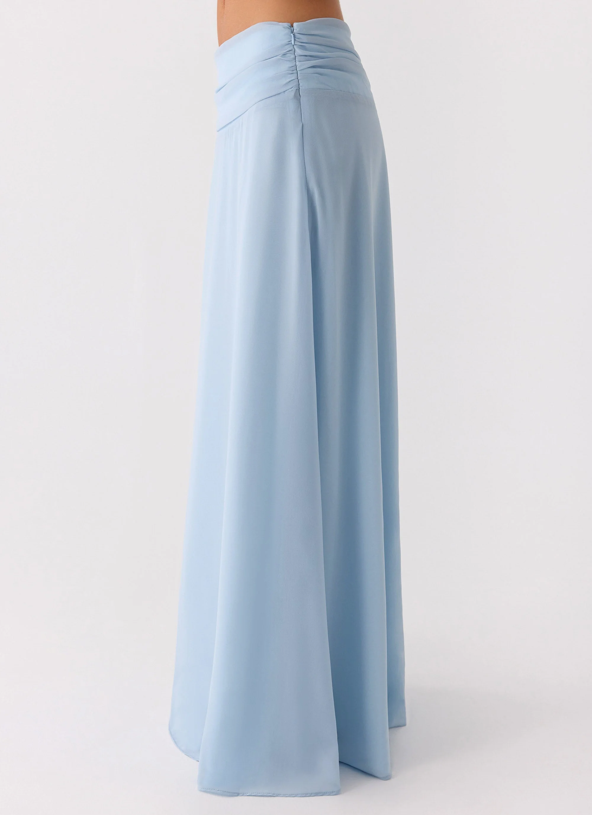 Natalya Maxi Skirt - Pale Blue - Image 4