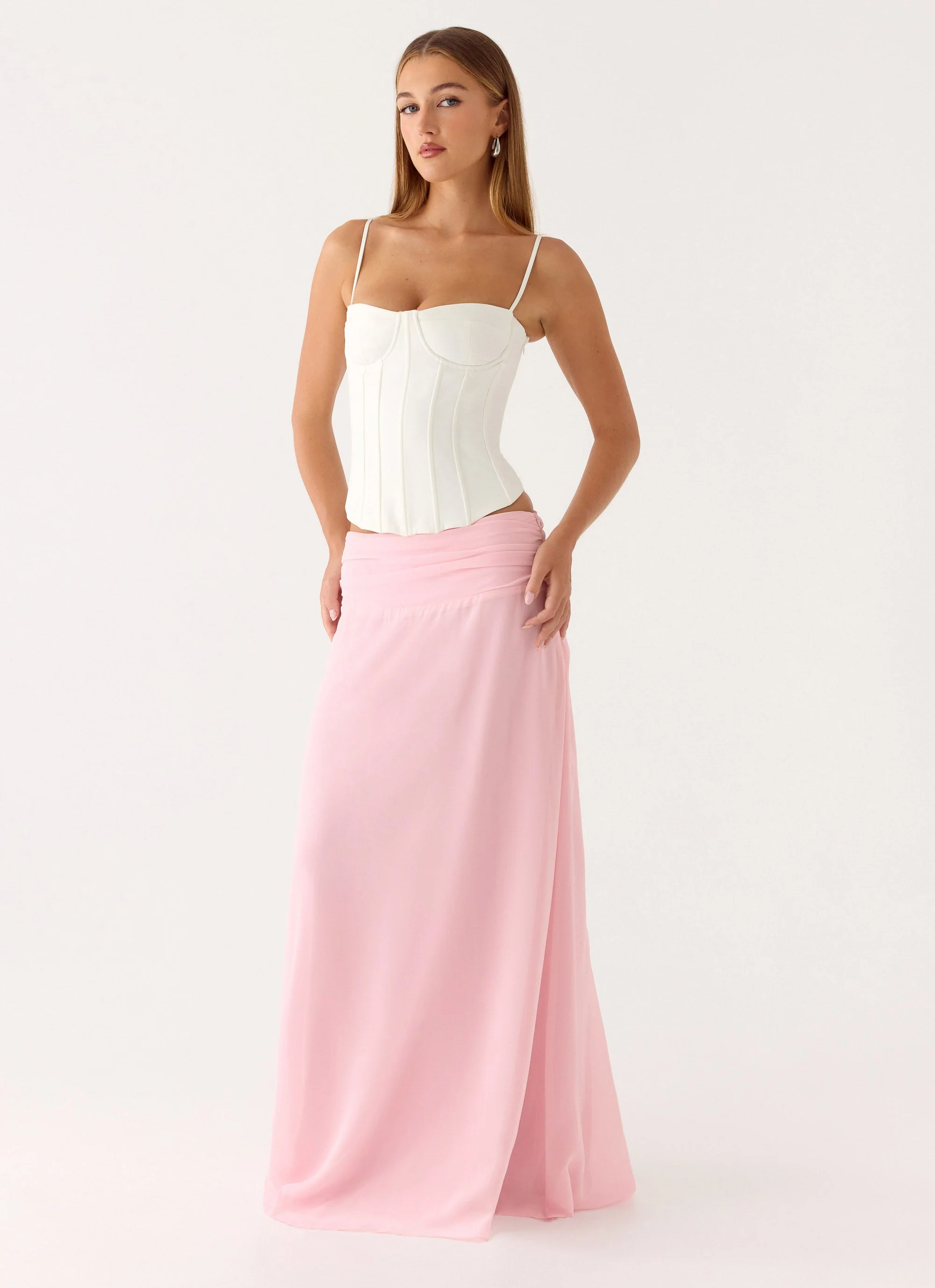 Natalya Maxi Skirt - Pink - Image 6