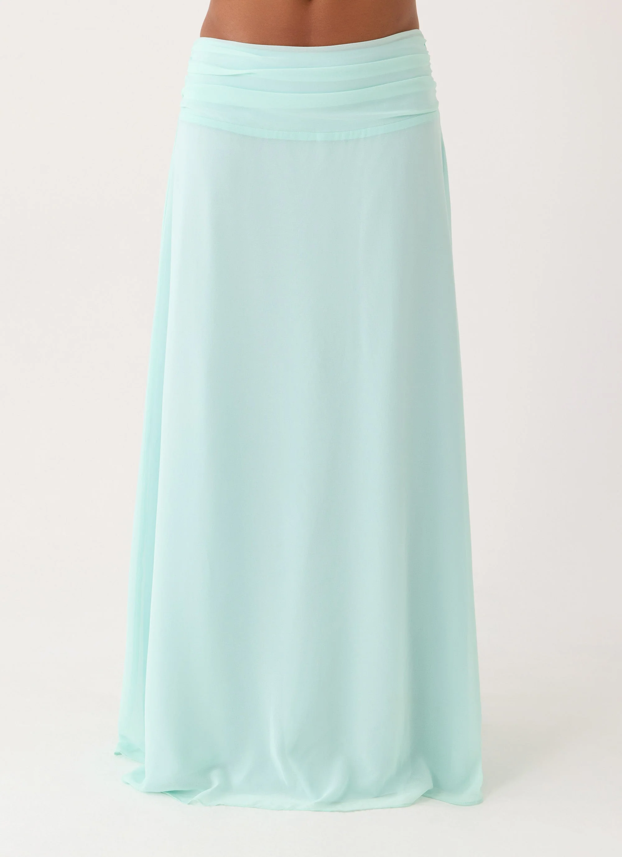Natalya Maxi Skirt - Pistachio - Image 7