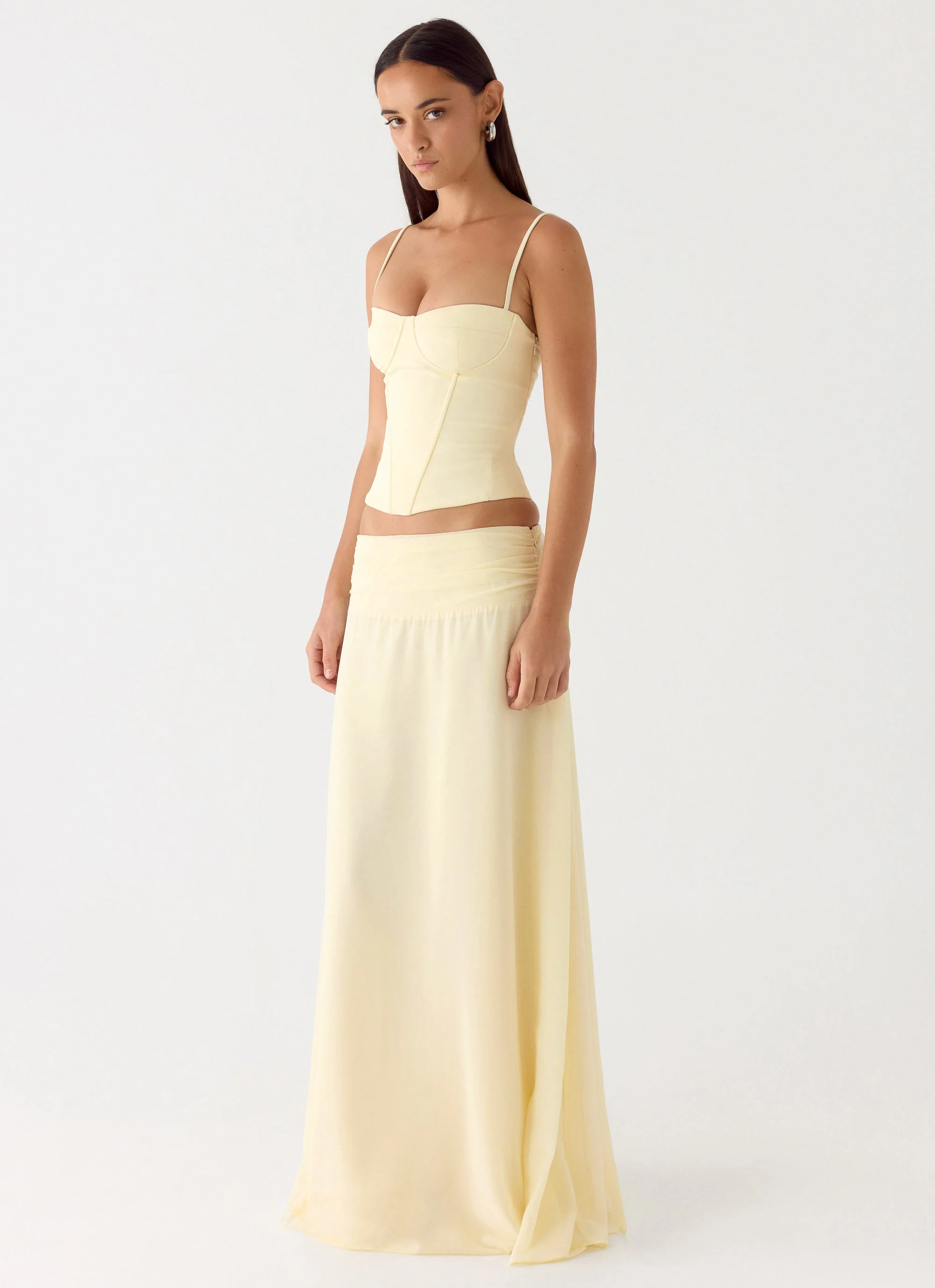 Natalya Maxi Skirt - Yellow - Image 5