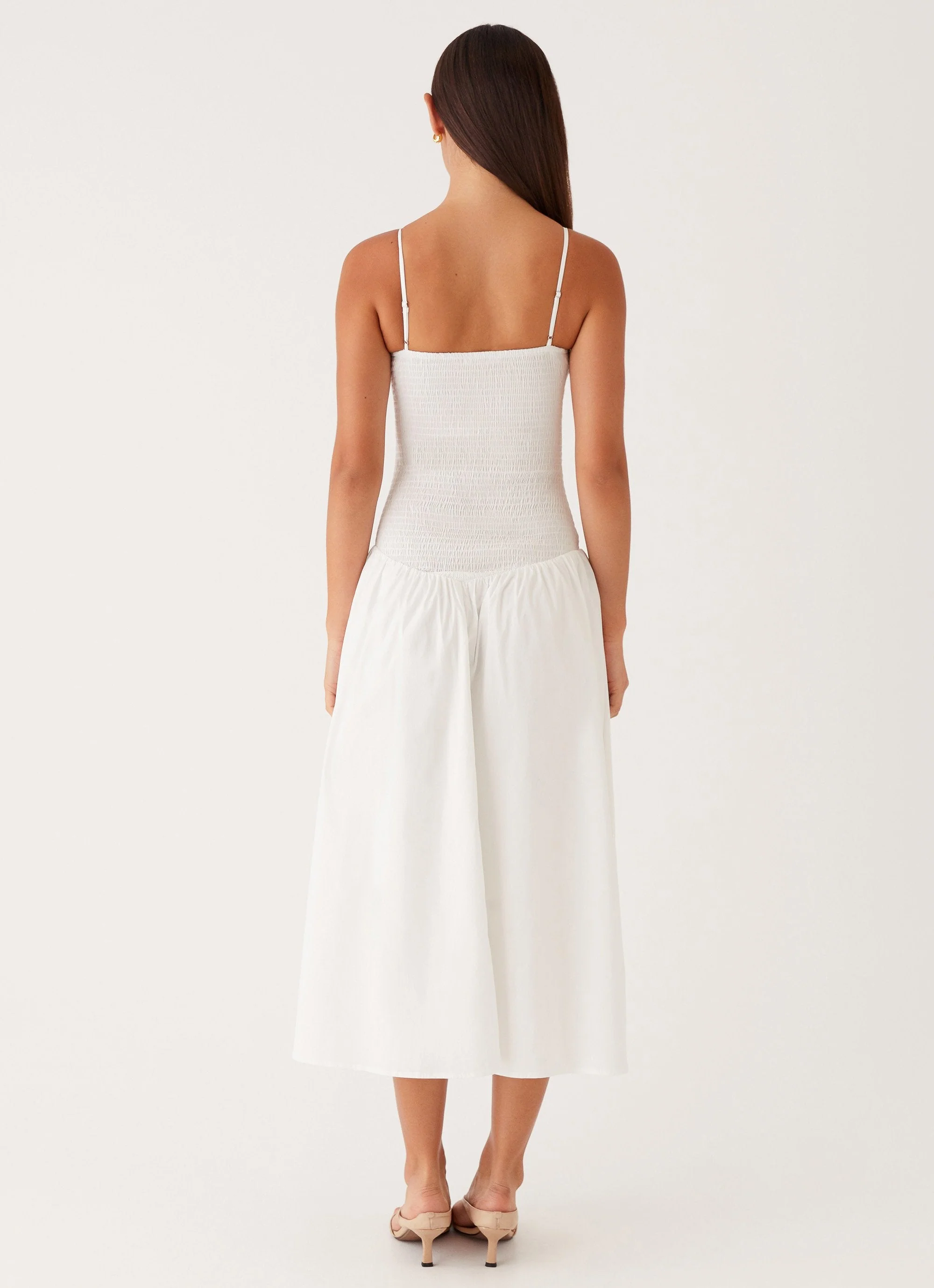Natalyi Midi Dress - White - Image 5