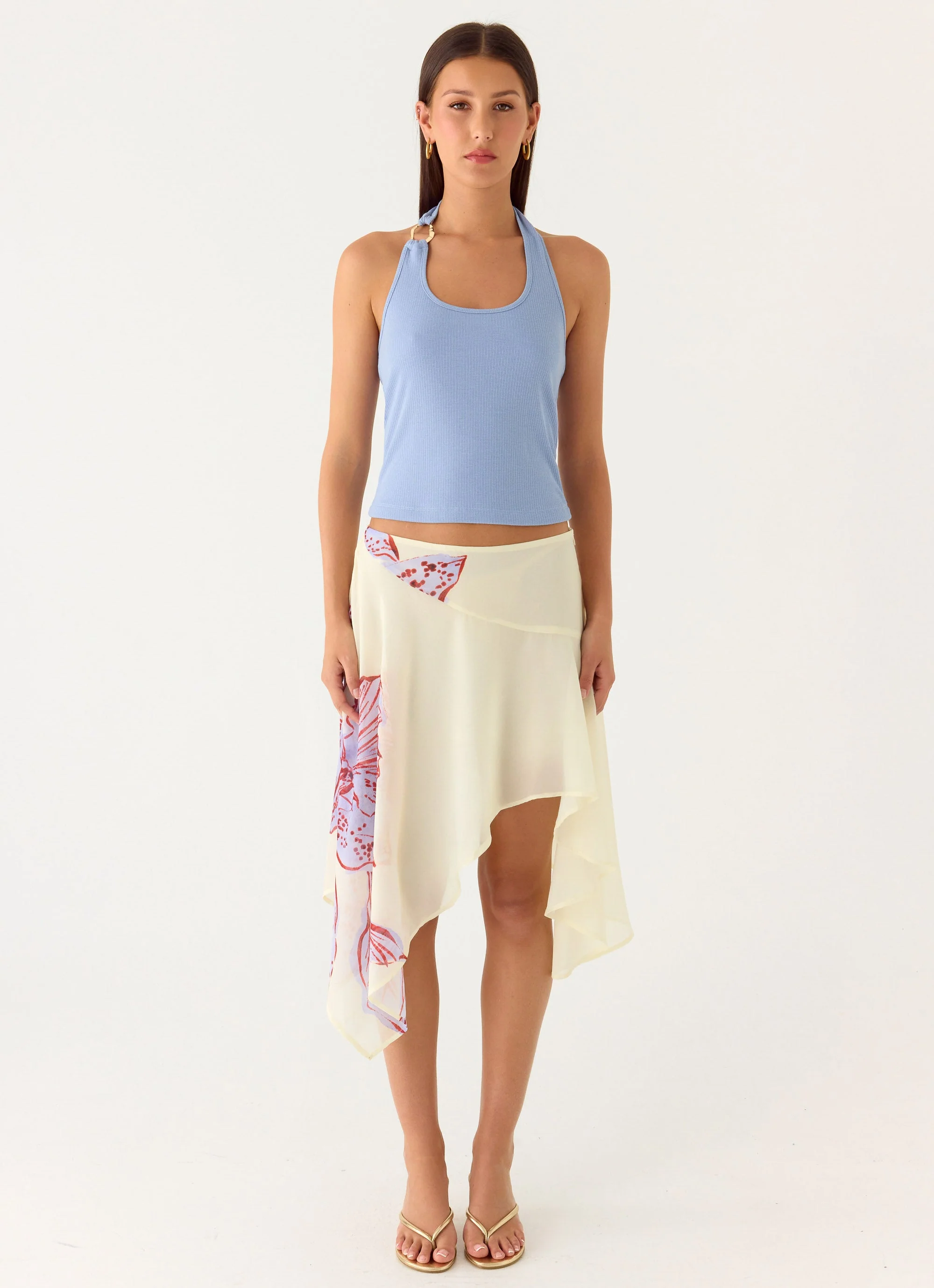 Nera Halter Top - periwinkle - Image 5
