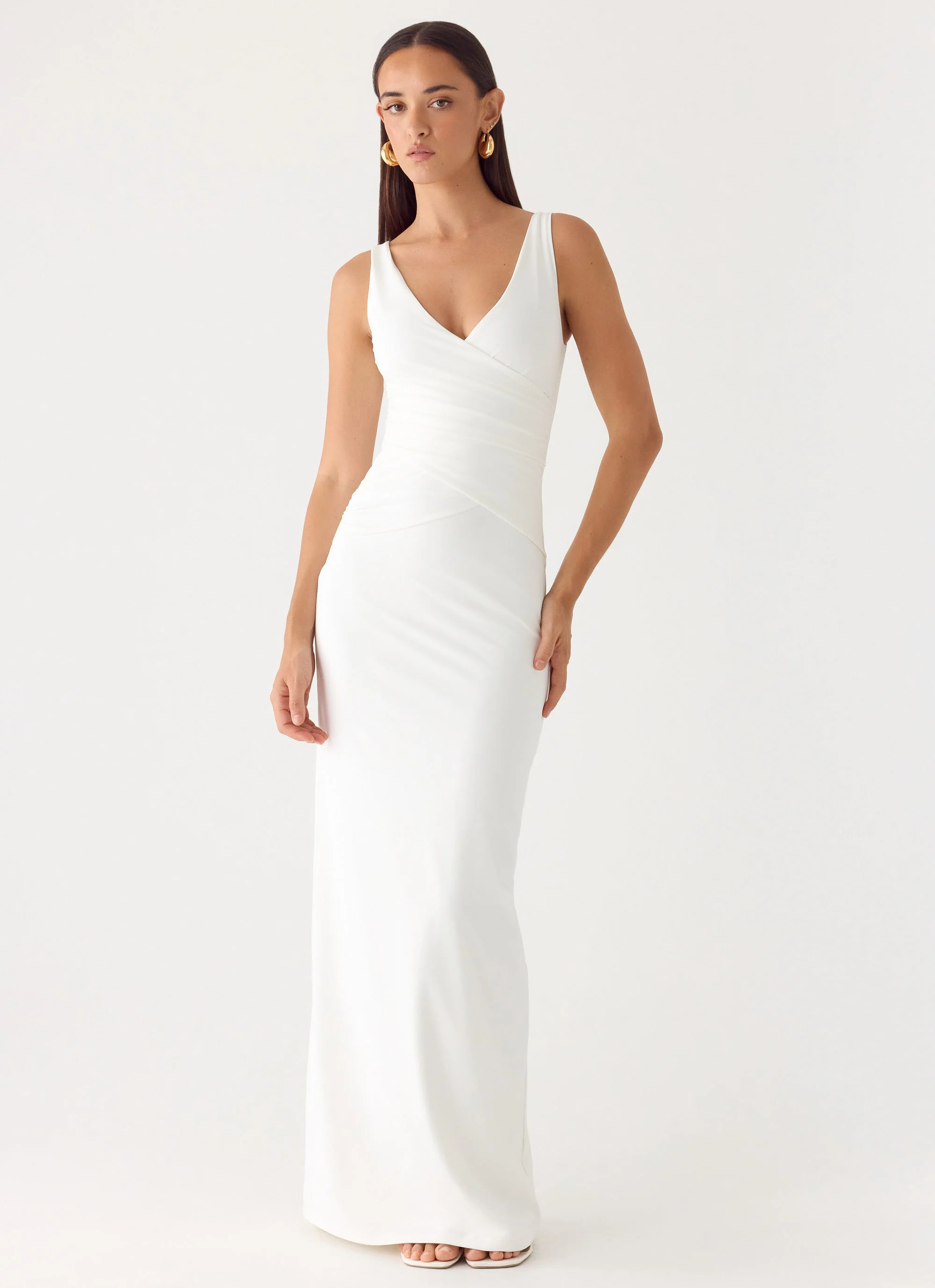 Nerine Maxi Dress - White - Image 4