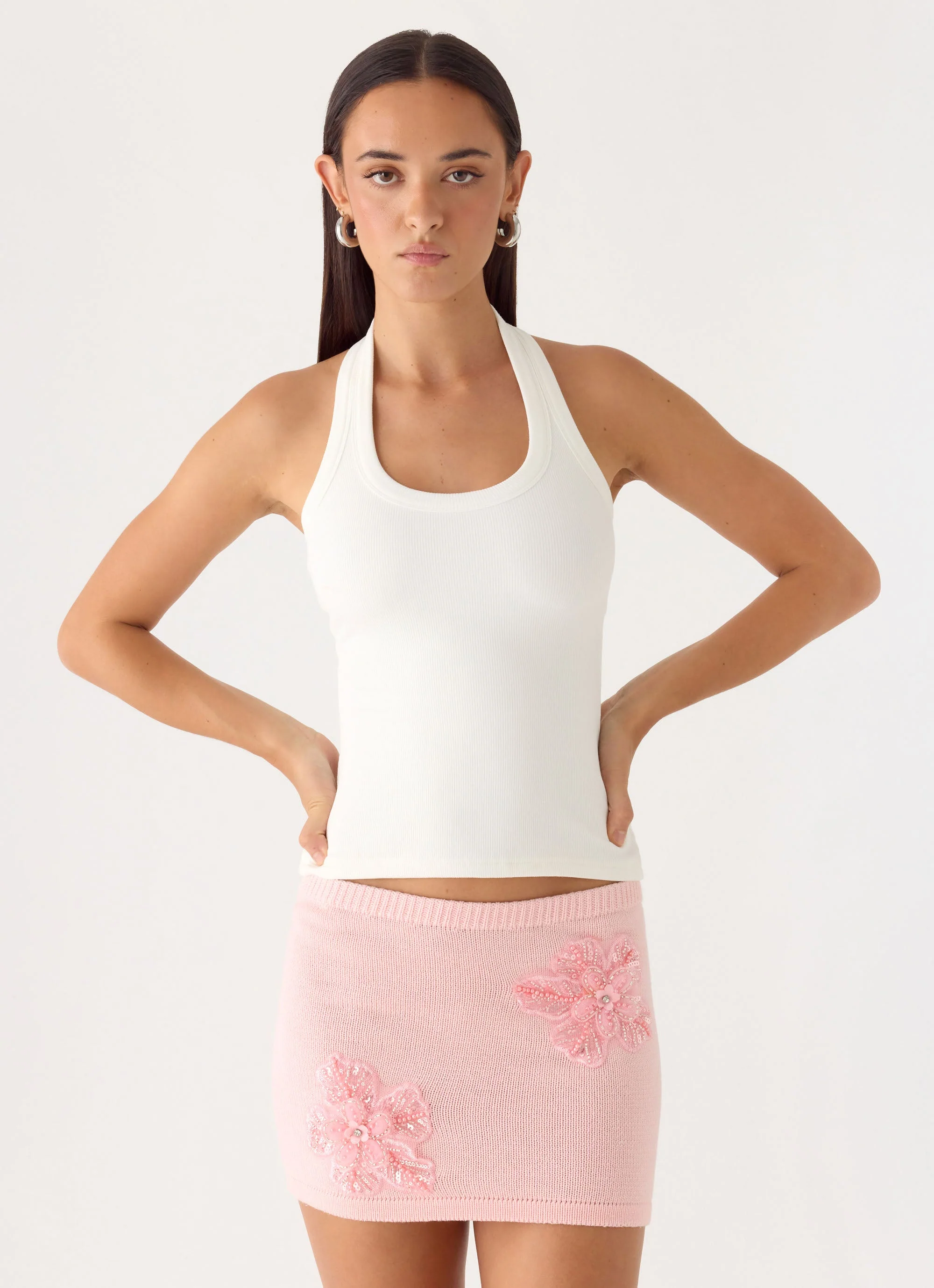 Neverland Mini Skirt - Baby Pink - Image 6