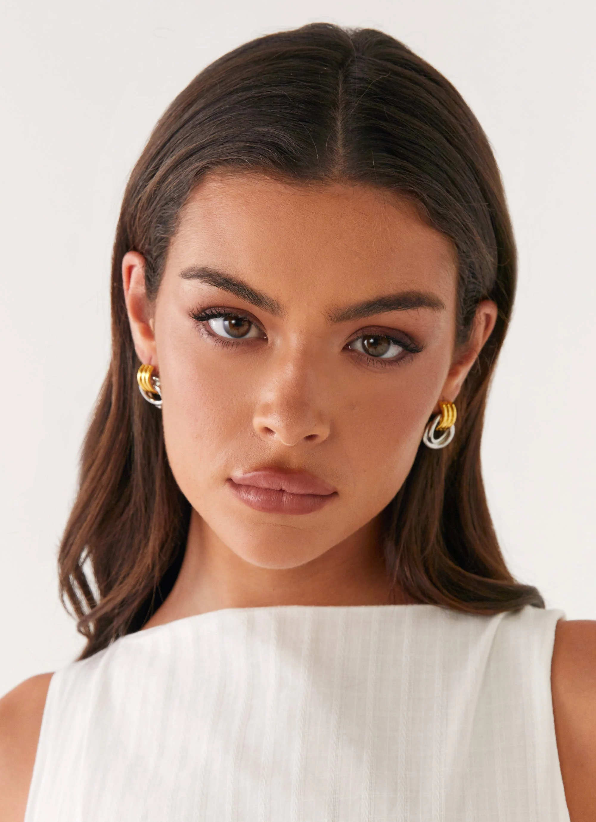 Nicolina Earrings - Gold/Silver - Image 4