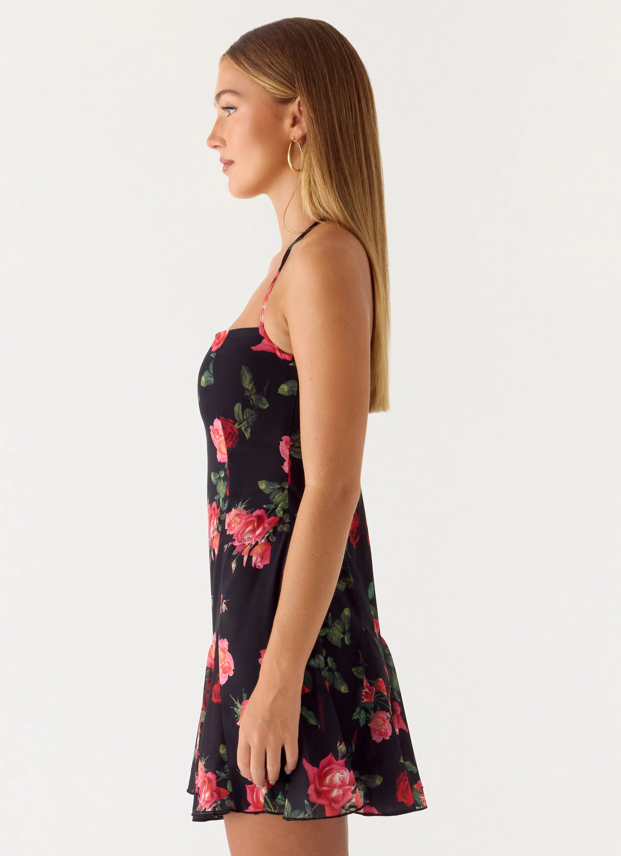 Nikyta Micro Mini Dress - Midnight Bloom - Image 2