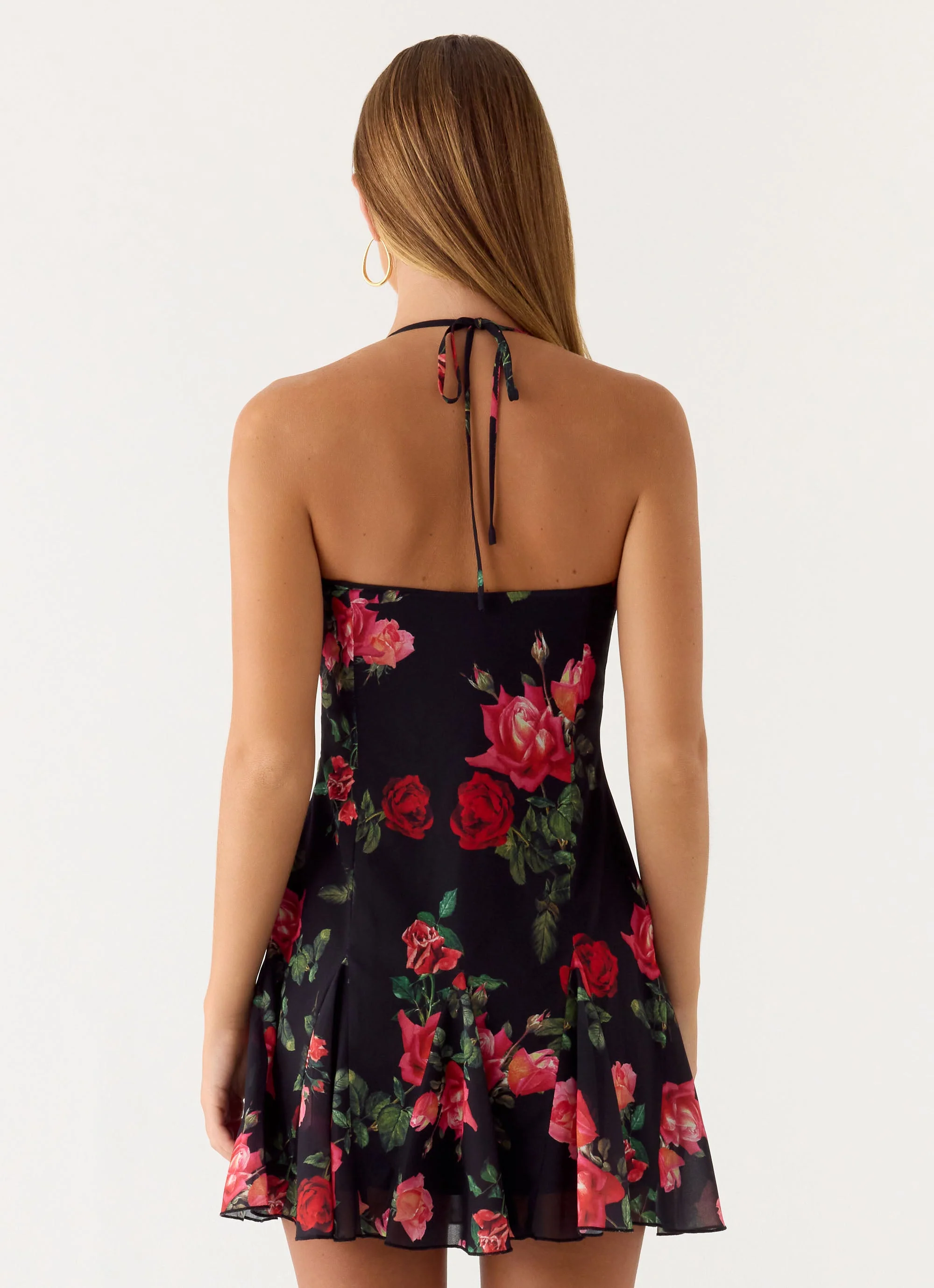Nikyta Micro Mini Dress - Midnight Bloom - Image 3